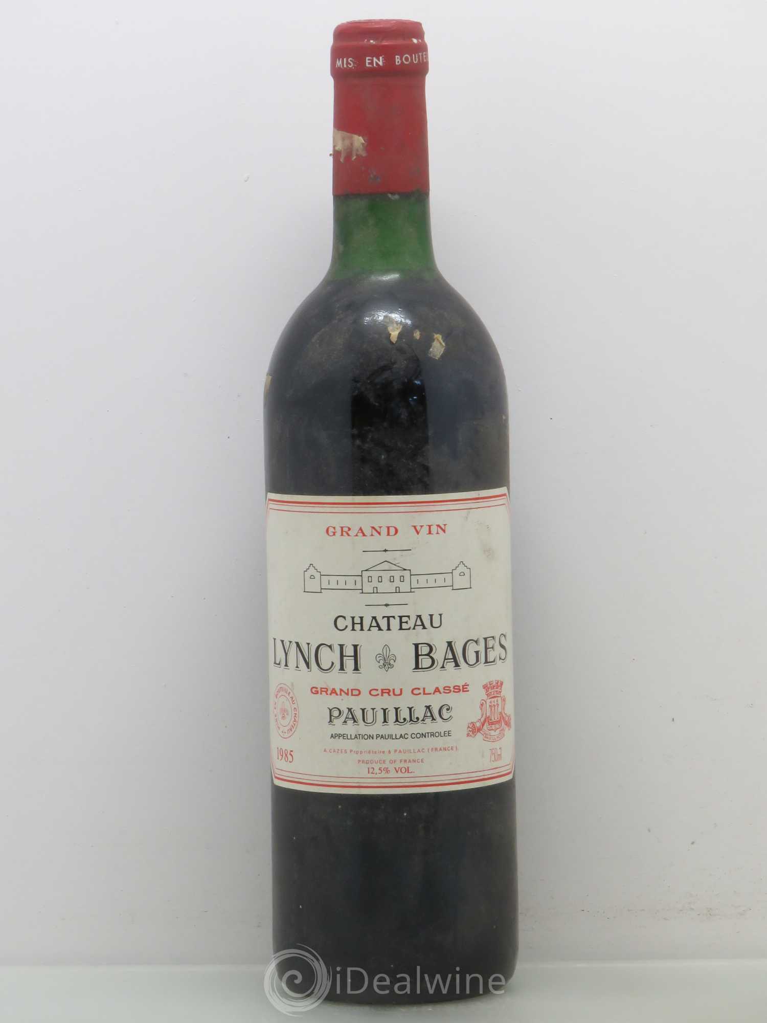 Château Lynch Bages 5ème Grand Cru Classé 1985 - Lot de 1 bouteille - 0