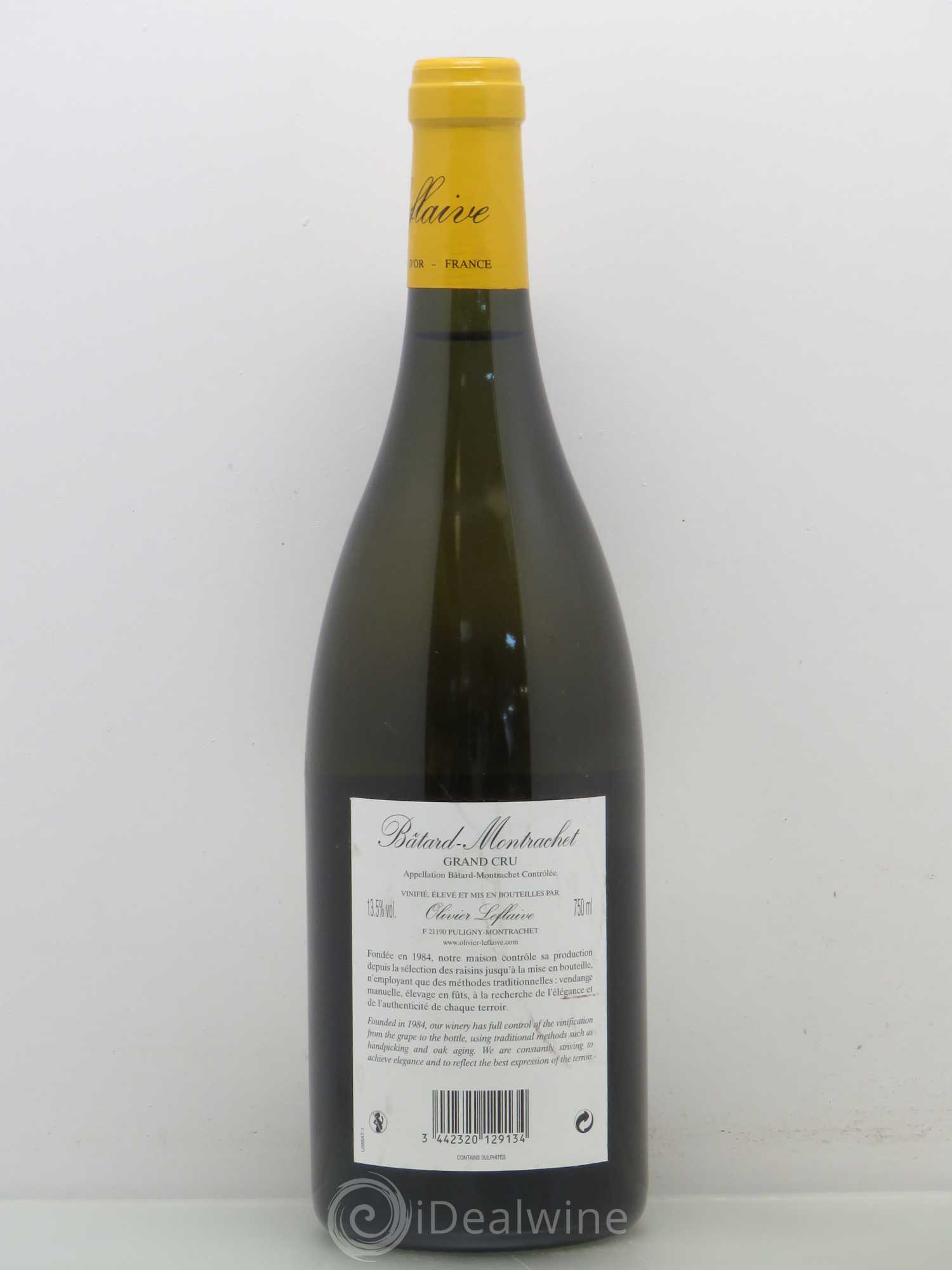 Bâtard-Montrachet Grand Cru Olivier Leflaive 2009 - Lot de 1 bouteille - 1