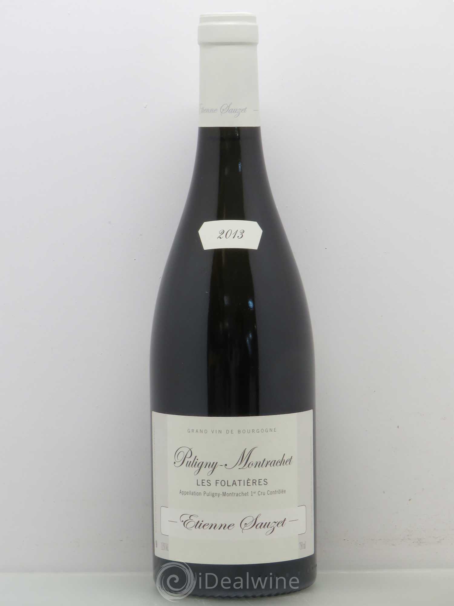 Puligny-Montrachet 1er Cru Les Folatières Etienne Sauzet 2013 - Lot de 1 bouteille - 0