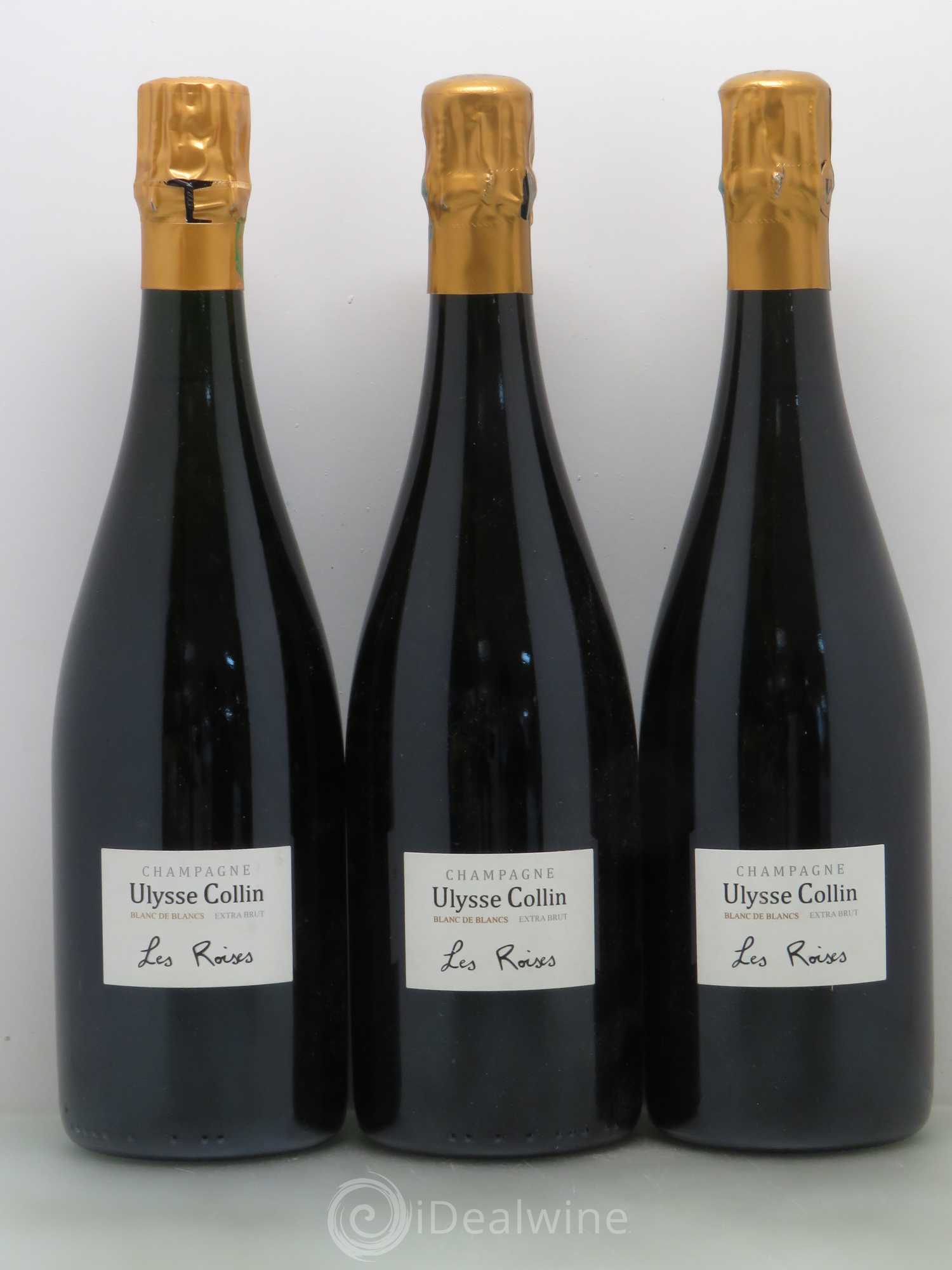 Champagne Ulysse Colin Blanc de Blancs Les Roises - Posten von 3 Flaschen - 0