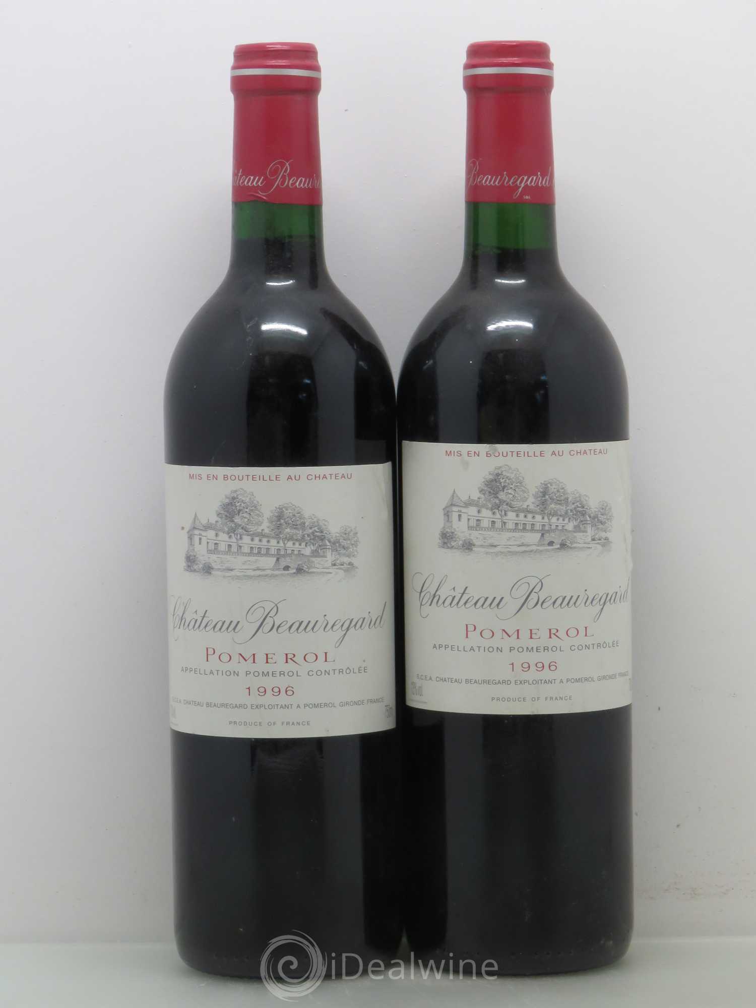 Château Beauregard 1996 - Lot de 2 bouteilles - 0