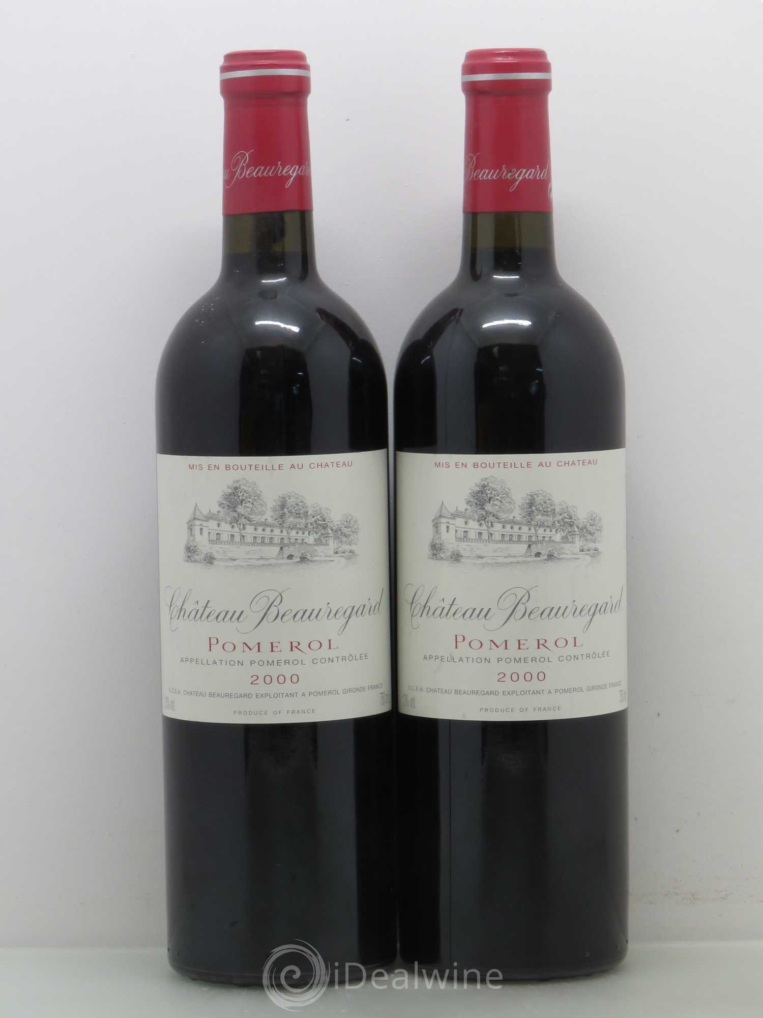 Château Beauregard 2000 - Lot de 2 bouteilles - 0