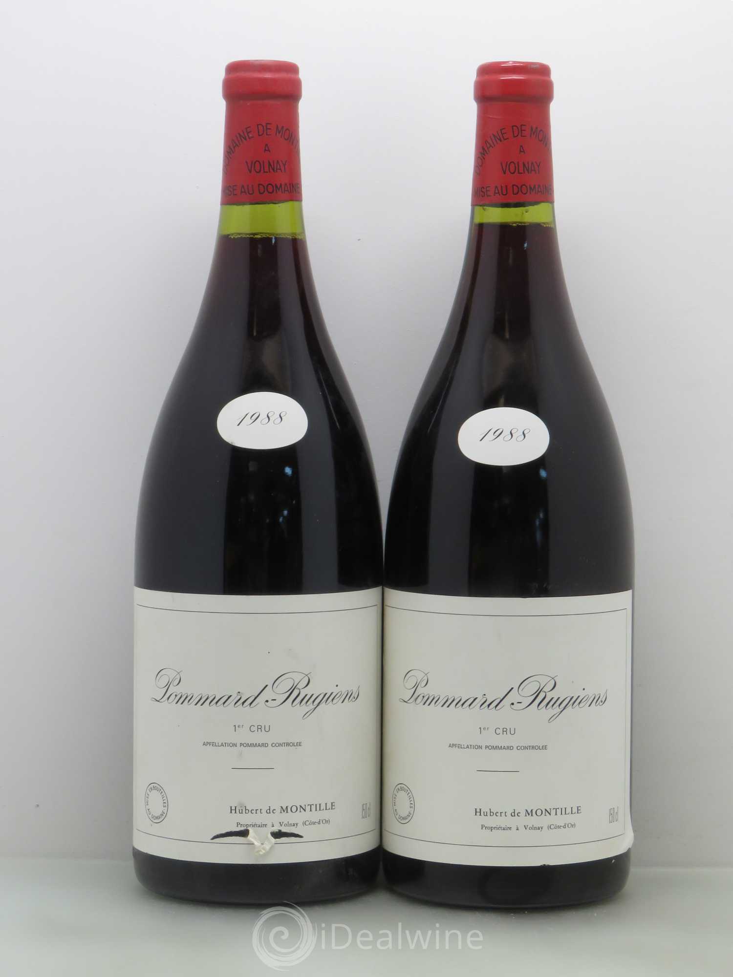 Pommard 1er Cru Les Rugiens-bas De Montille (Domaine) 1988 - Lot de 2 magnums - 0