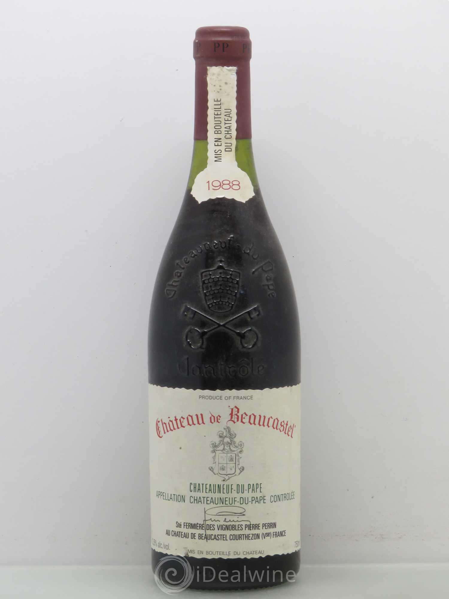 Châteauneuf-du-Pape Château de Beaucastel Famille Perrin 1988 - Lot de 1 bouteille - 0