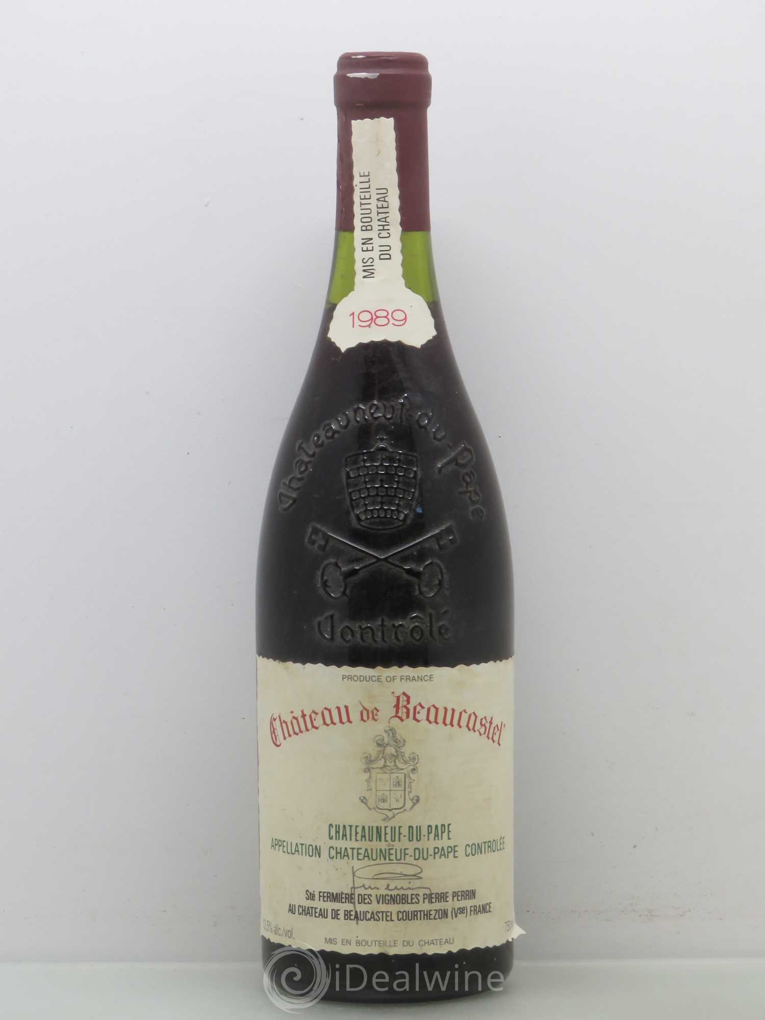 Châteauneuf-du-Pape Château de Beaucastel Famille Perrin 1989 - Lot de 1 bouteille - 0