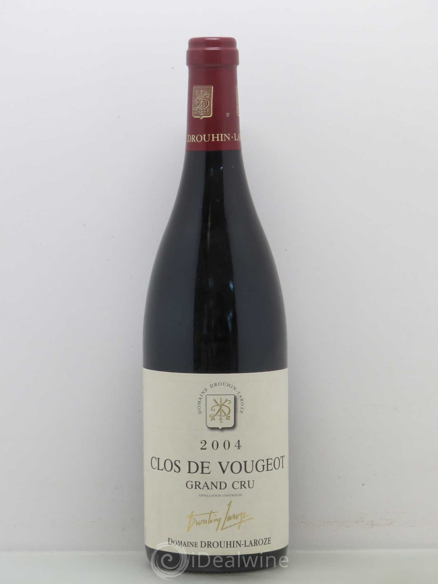 Clos de Vougeot Grand Cru Domaine Drouhin-Laroze 2004 - Lot de 1 bouteille - 0