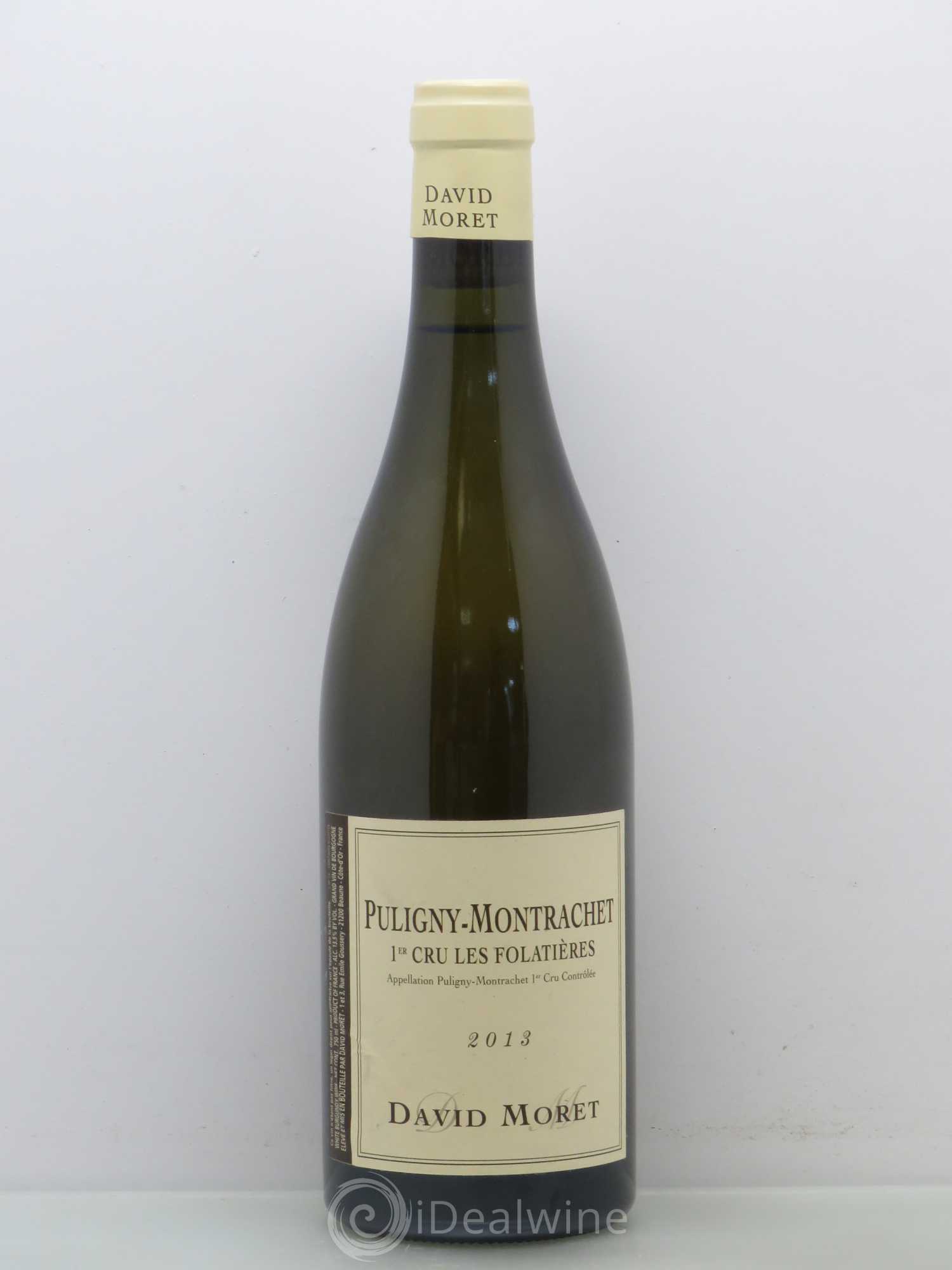 Puligny-Montrachet 1er Cru Folatières - David Moret 2013 - Posten von 1 Flasche - 0