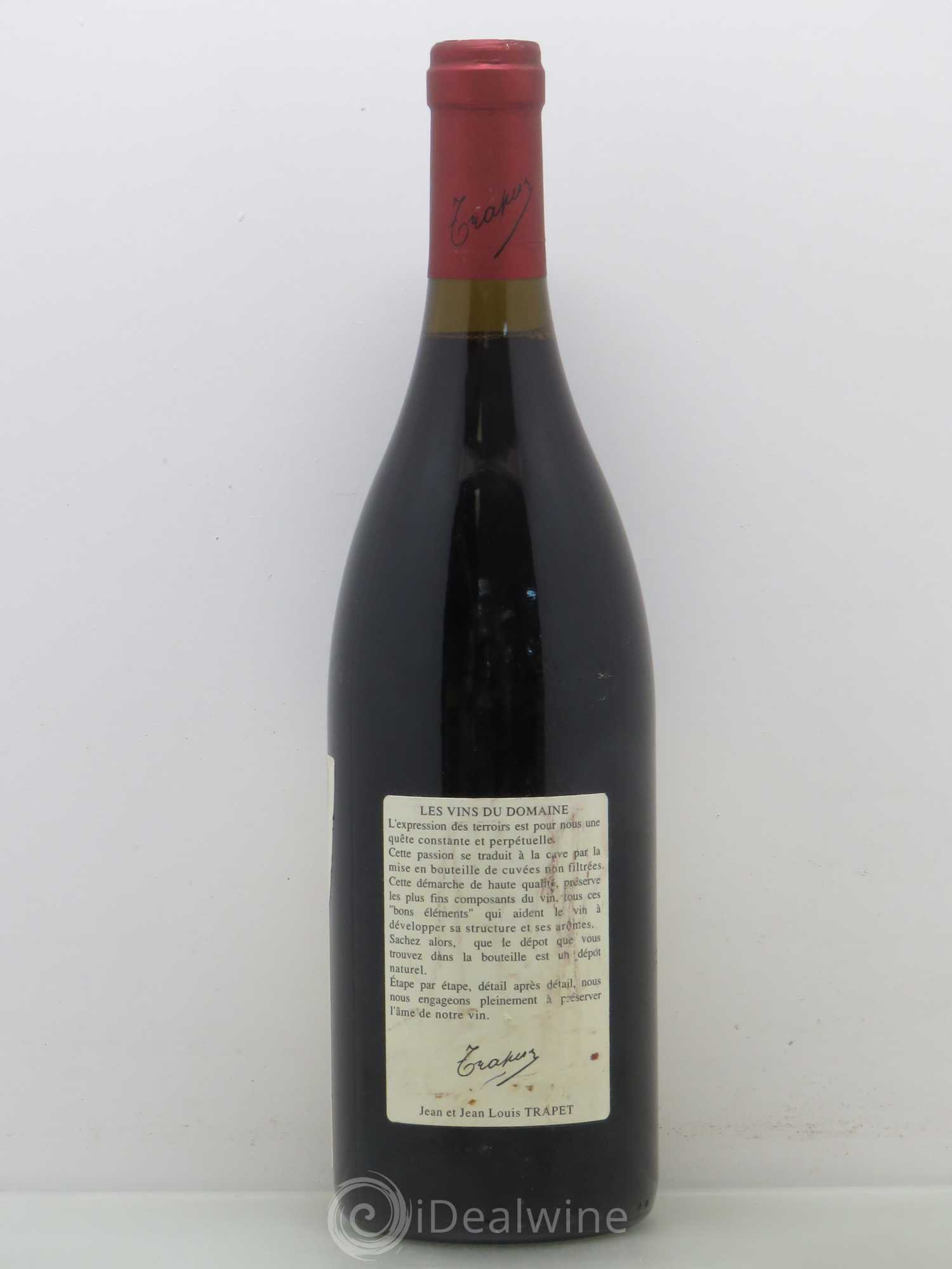 Chambertin Grand Cru Domaine Trapet 1995 - Lot de 1 bouteille - 1