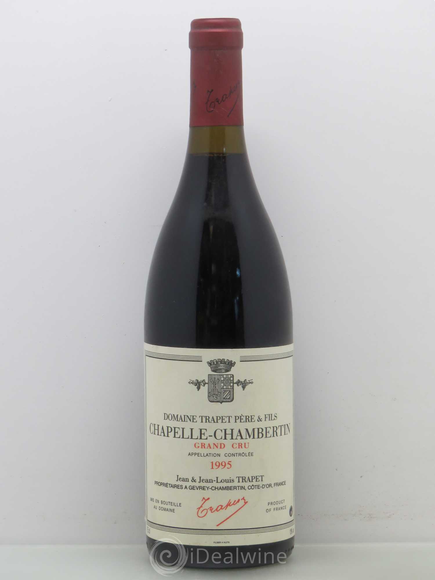 Chapelle-Chambertin Grand Cru Domaine Trapet 1995 - Lot de 1 bouteille - 0