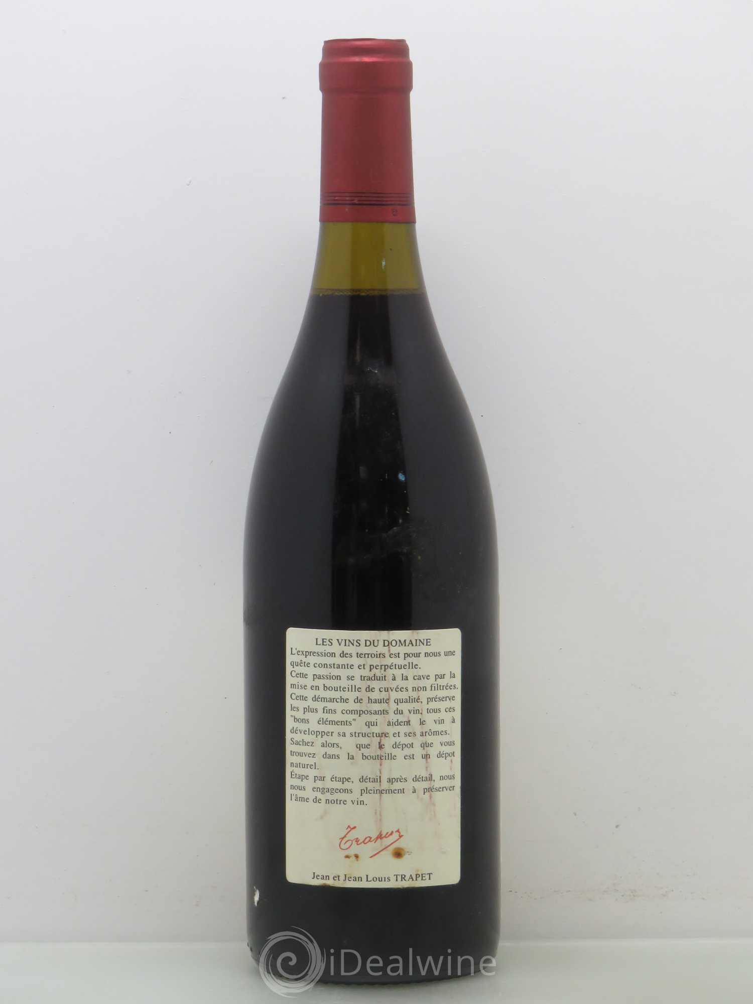 Chambertin Grand Cru Domaine Trapet 1996 - Lot de 1 bouteille - 1