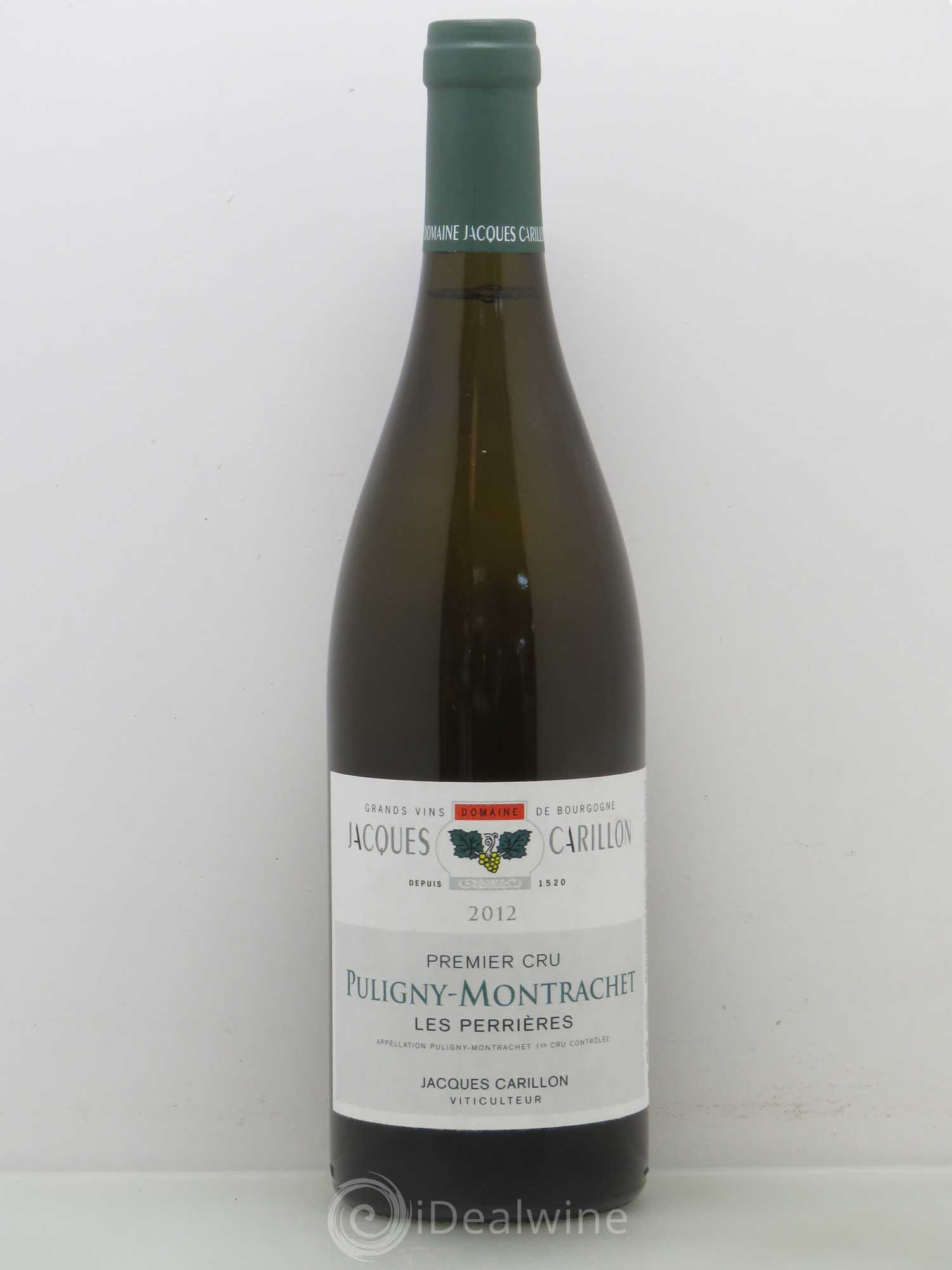 Puligny-Montrachet 1er Cru Perrieres Jacques Carillon 2012 - Posten von 1 Flasche - 0