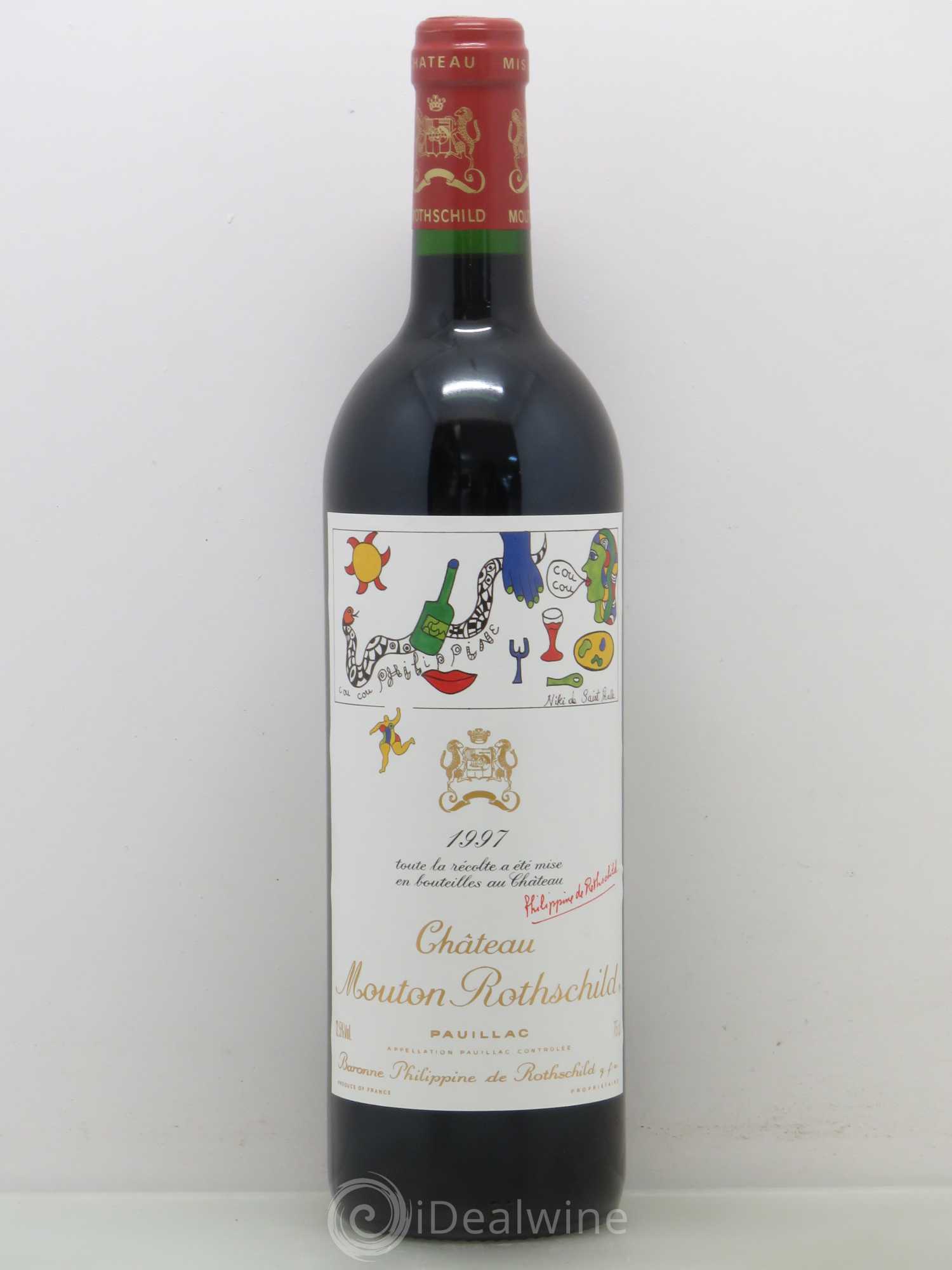 Château Mouton Rothschild 1er Grand Cru Classé 1997 - Lot de 1 bouteille - 0