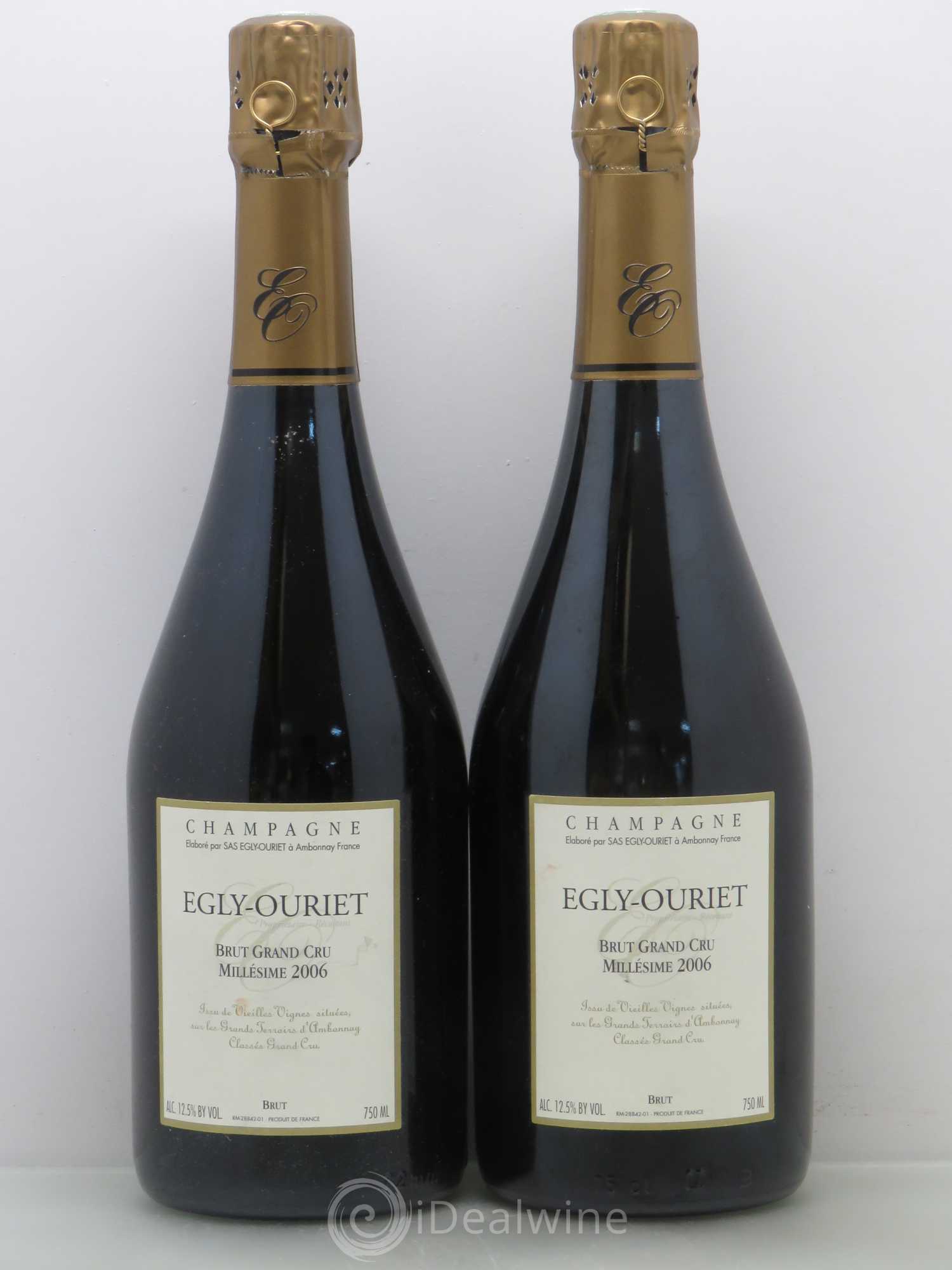 Grand Cru Brut Egly-Ouriet 2006 - Lot de 2 bouteilles - 0