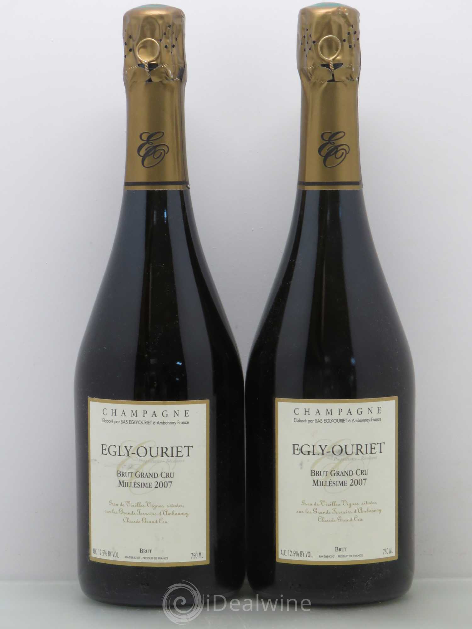 Grand Cru Brut Egly-Ouriet 2007 - Lot de 2 bouteilles - 0