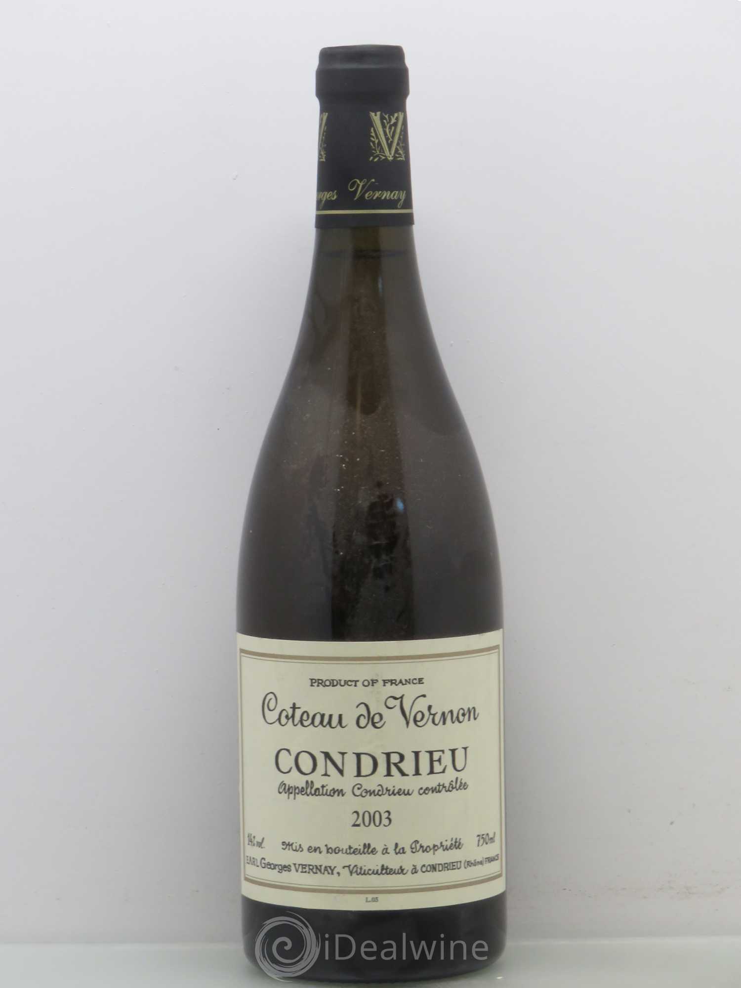 Condrieu Coteau de Vernon Georges Vernay 2003 - Lot de 1 bouteille - 0