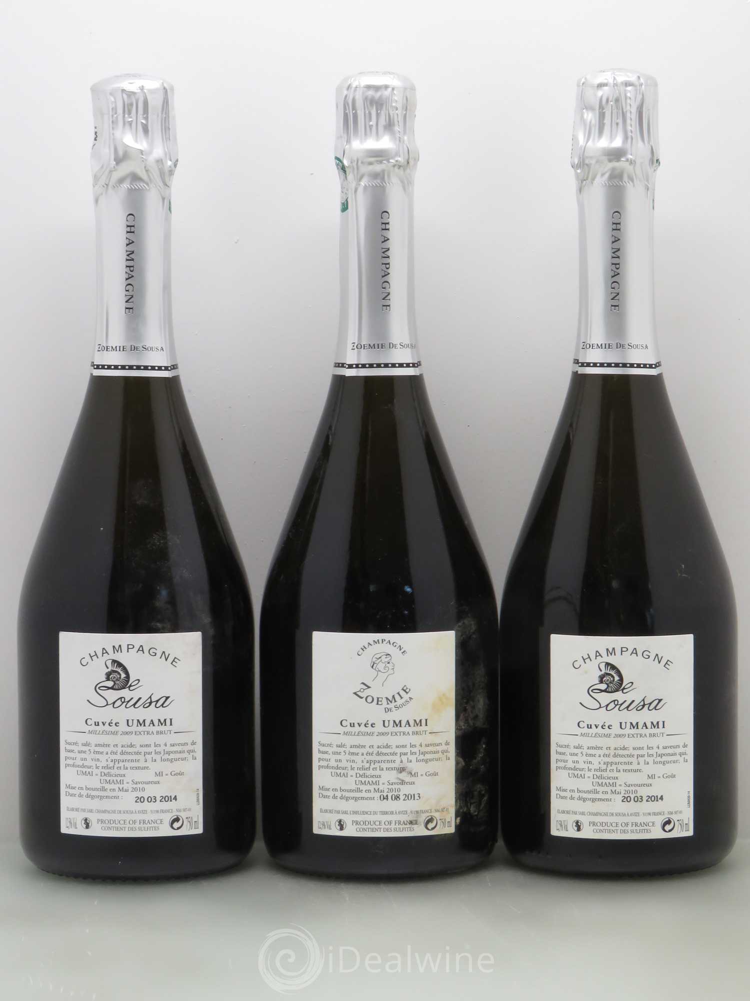 Champagne De Sousa Umani 2009 - Posten von 3 Flaschen - 1