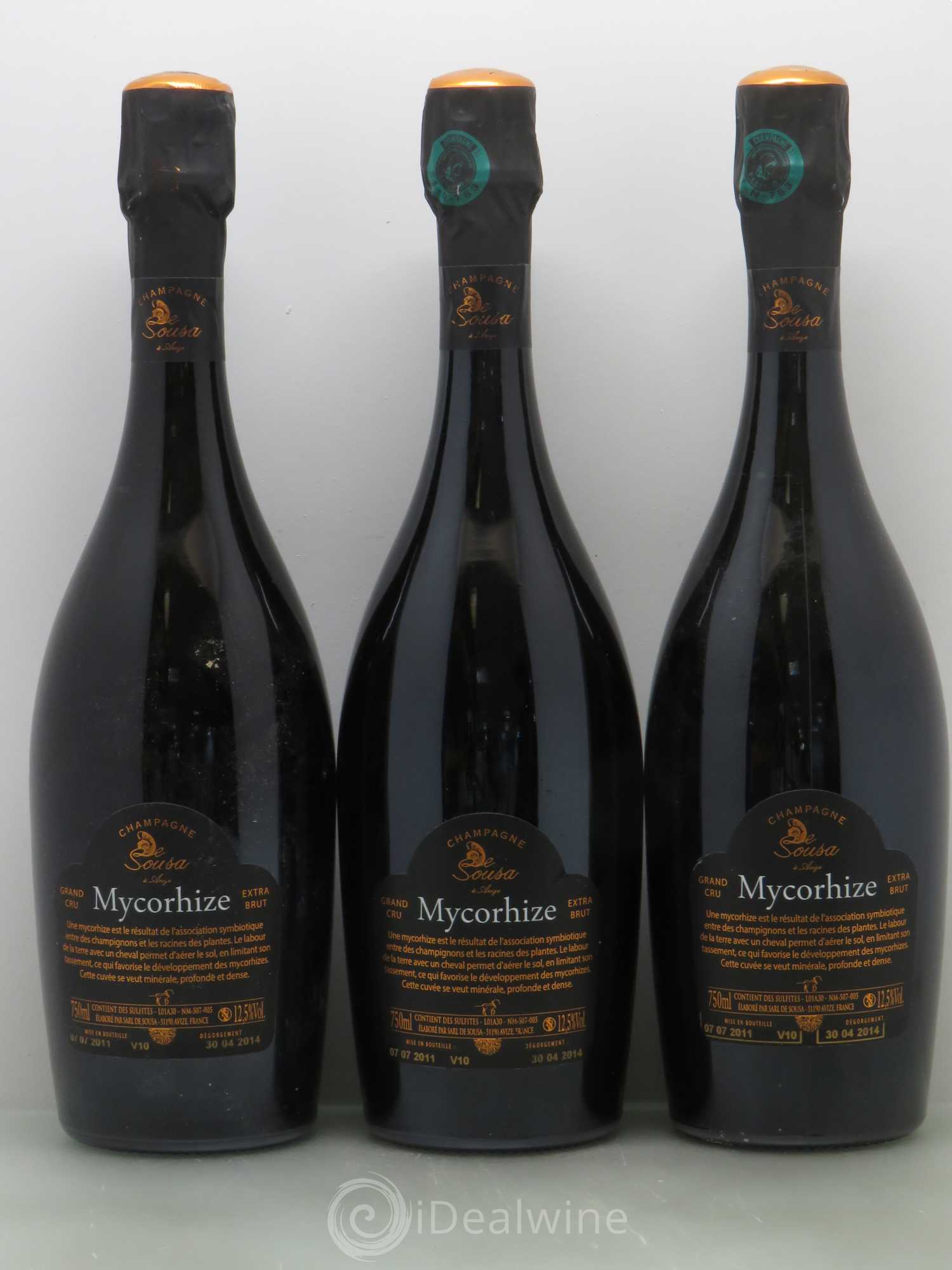 Champagne De Sousa Mycorhize - Posten von 3 Flaschen - 1