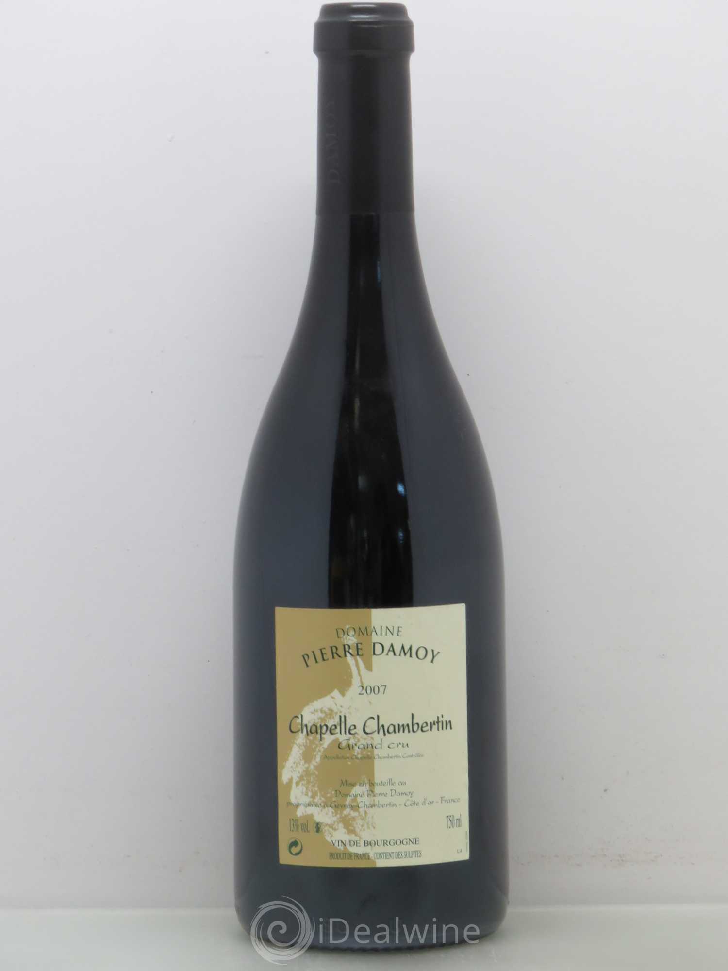 Chapelle-Chambertin Grand Cru Pierre Damoy 2007 - Lot de 1 bouteille - 0