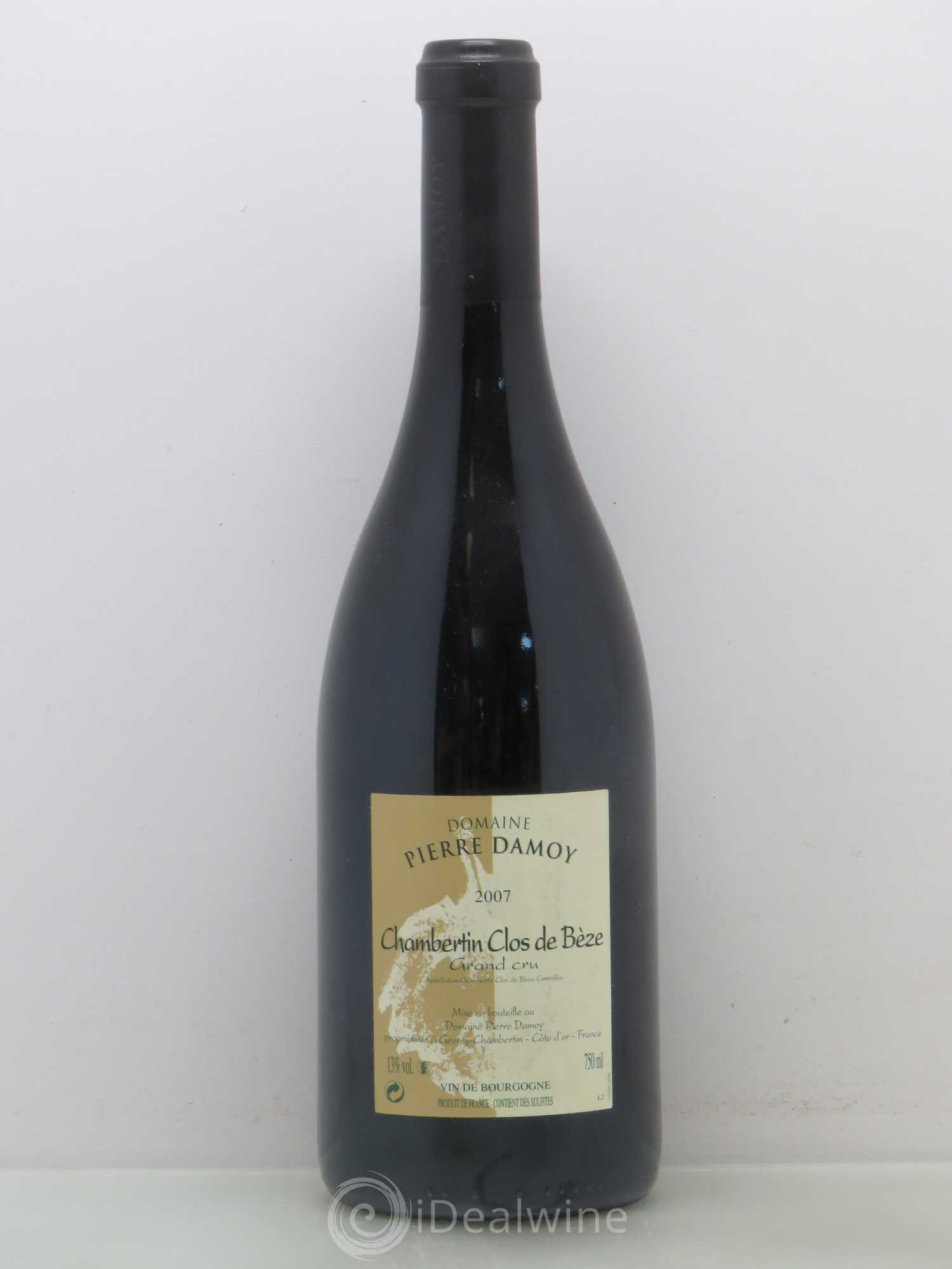 Chambertin Clos de Bèze Grand Cru Pierre Damoy 2007 - Lot de 1 bouteille - 0