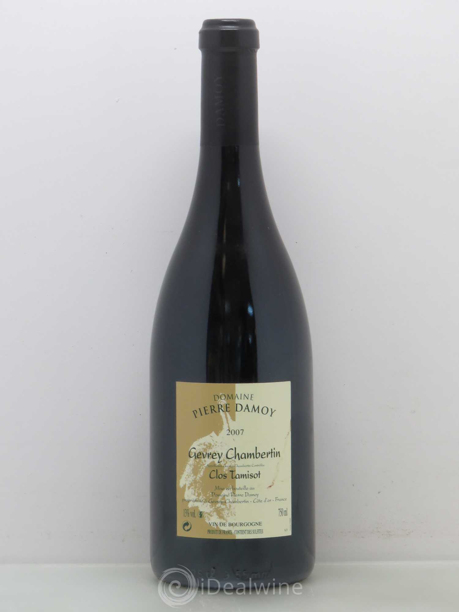 Gevrey-Chambertin Clos Tamisot Domaine Damoy (sans prix de réserve) 2007 - Posten von 1 Flasche - 0