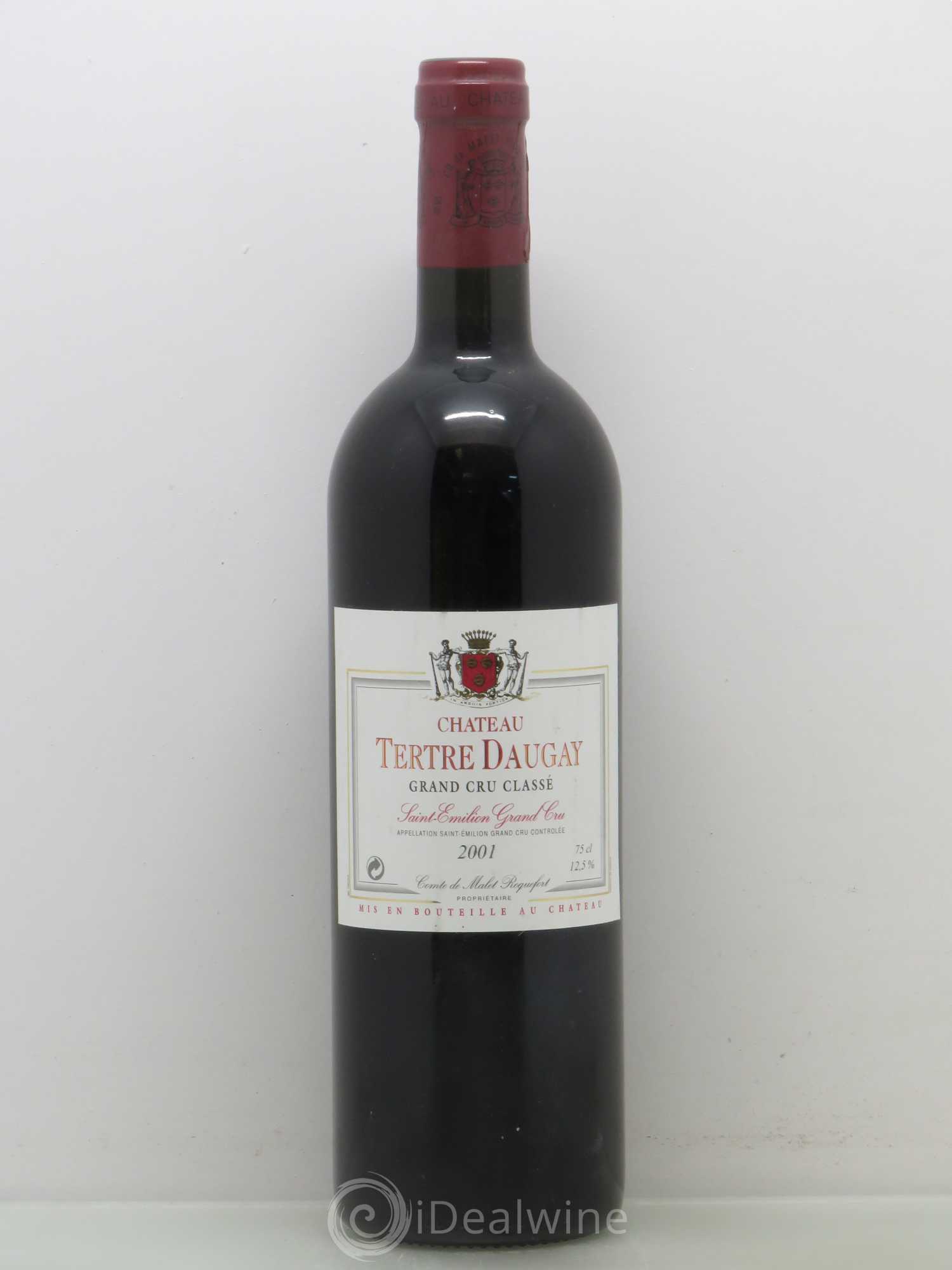 Château Tertre Daugay Grand Cru Classé 2001 - Lot de 1 bouteille - 0