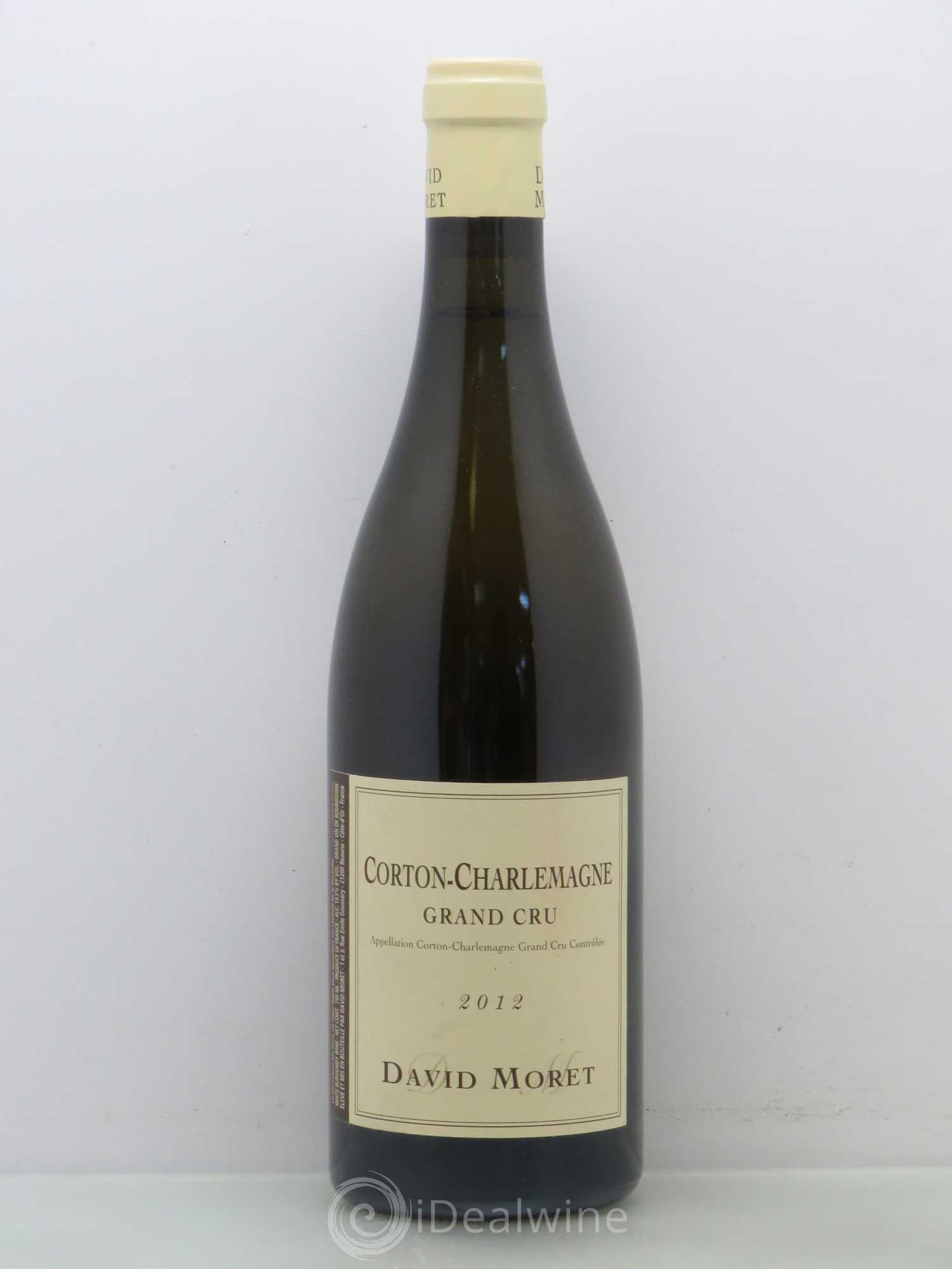 Corton-Charlemagne Grand Cru David Moret 2012 - Lot de 1 bouteille - 0