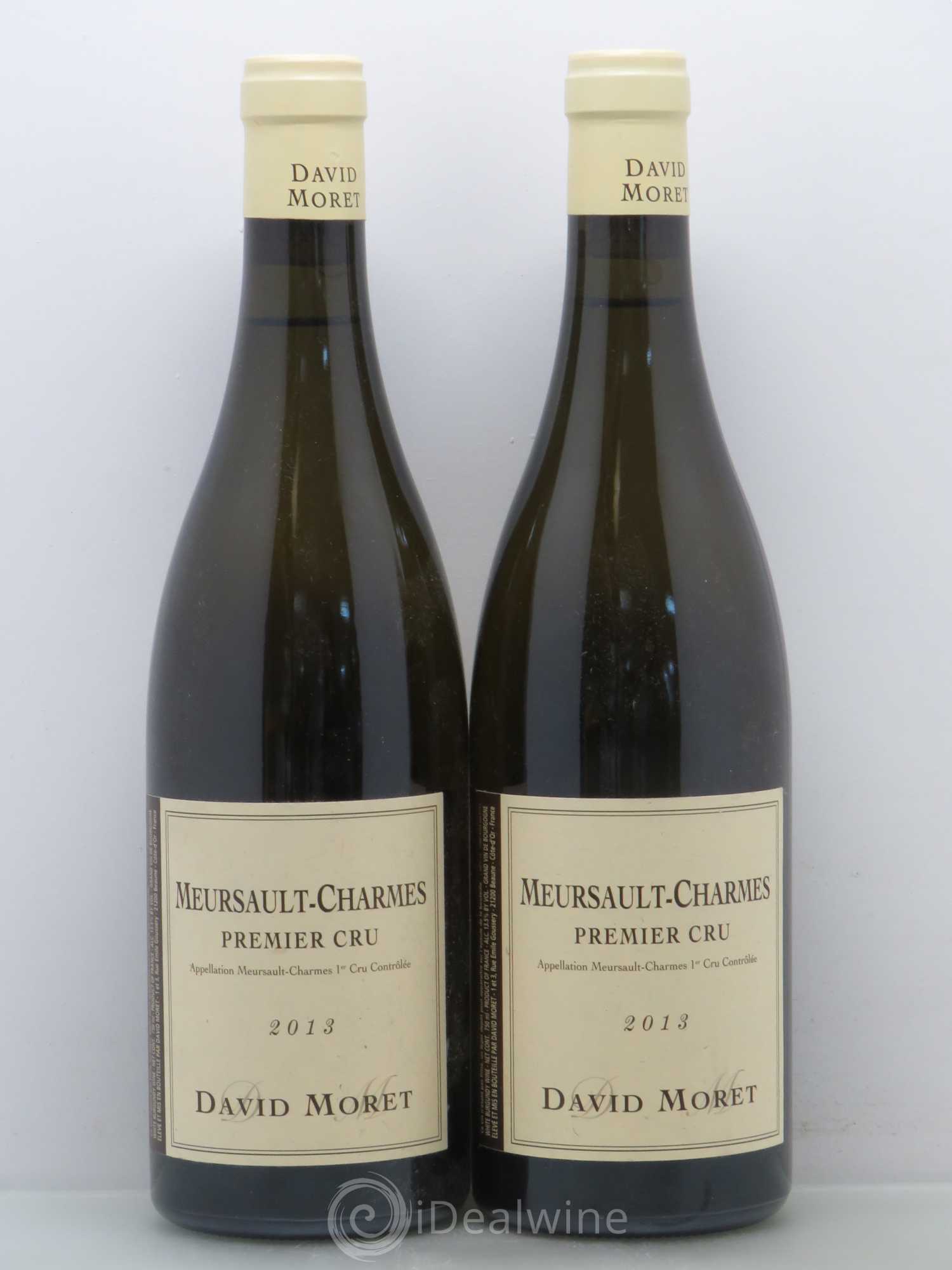 Meursault 1er Cru Charmes David Moret 2013 - Posten von 2 Flaschen - 0