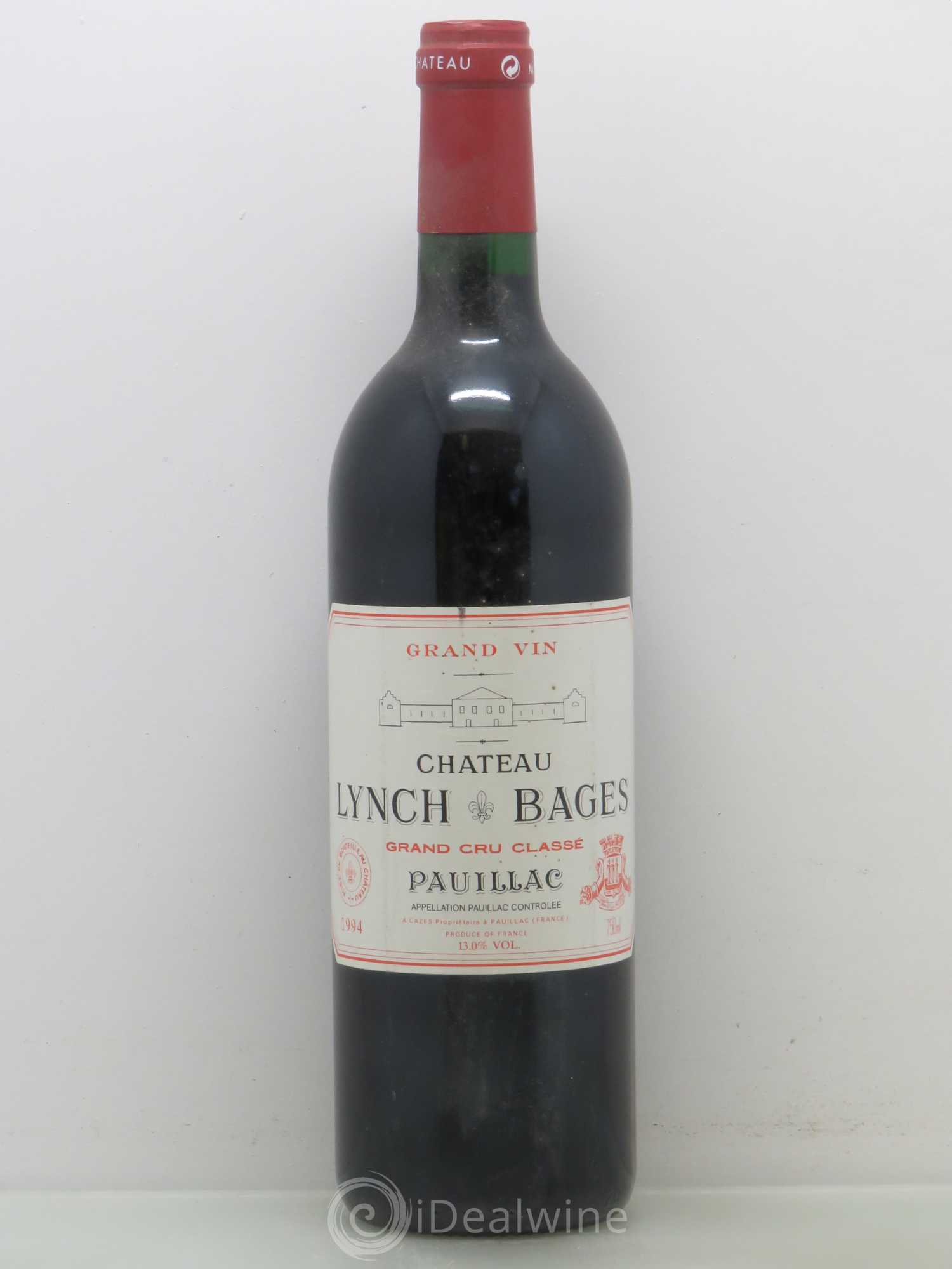 Château Lynch Bages 5ème Grand Cru Classé 1994 - Lot de 1 bouteille - 0