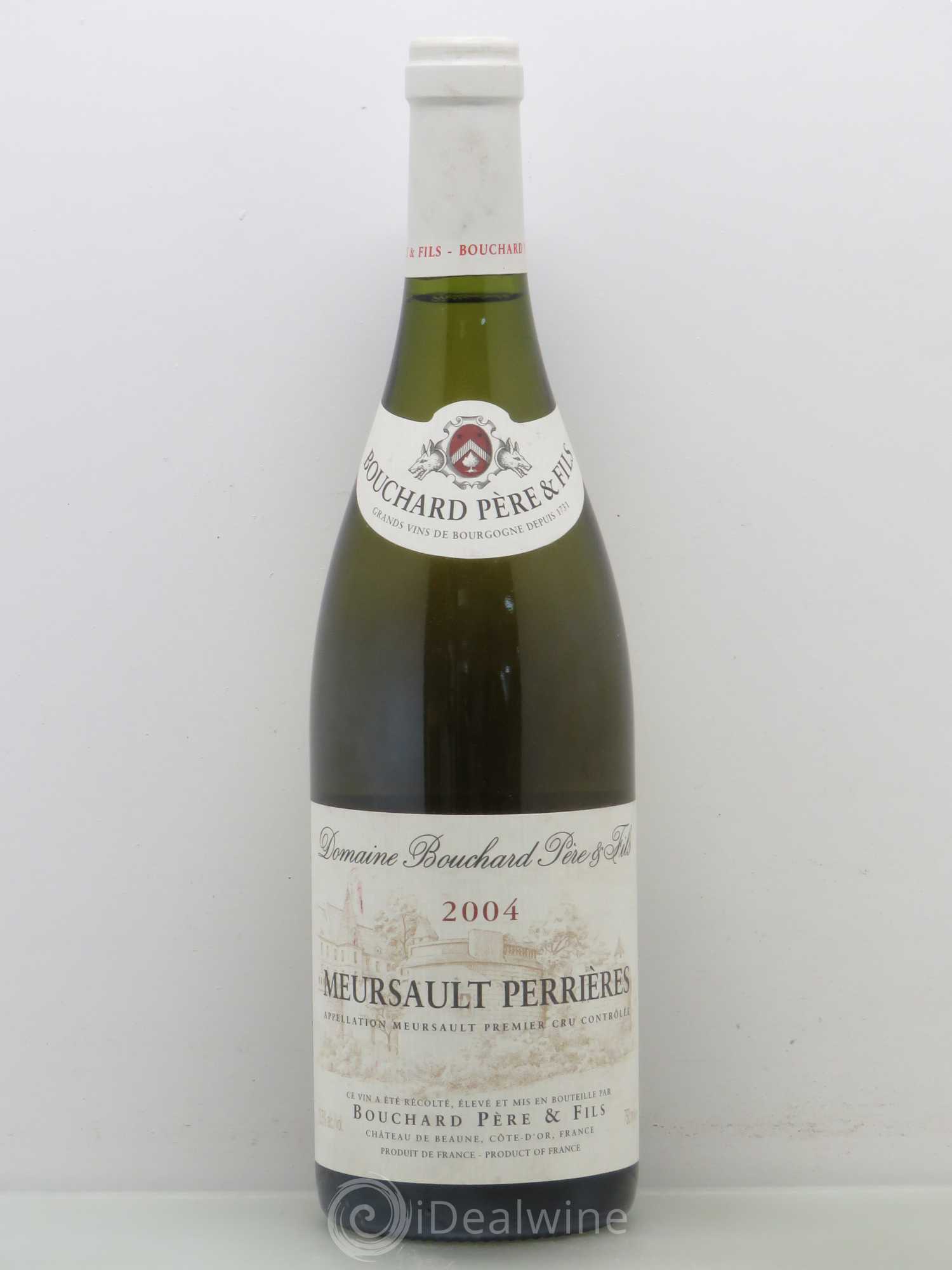 Meursault 1er Cru Perrières Bouchard Père & Fils 2004 - Lot de 1 bouteille - 0