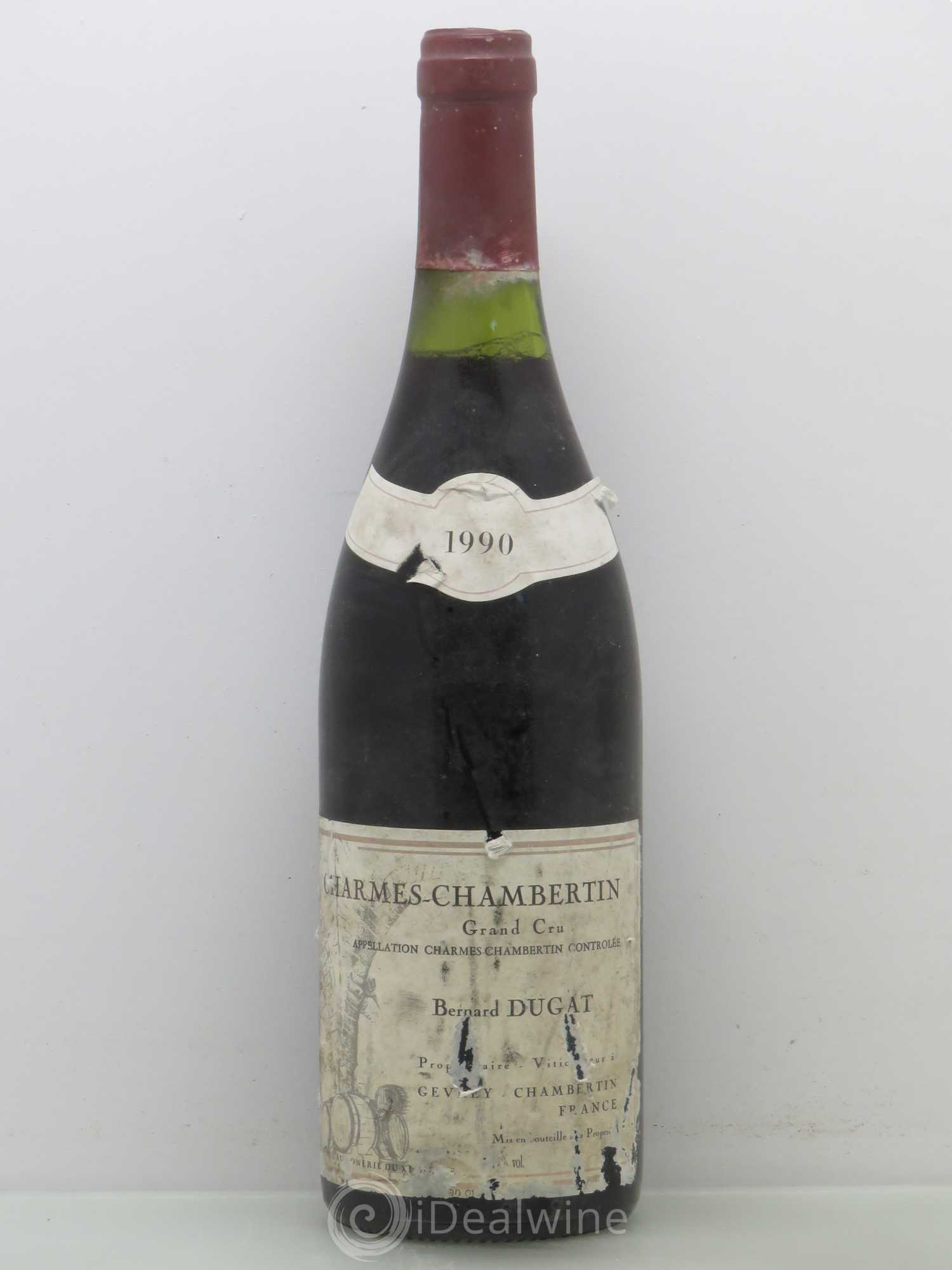 Charmes-Chambertin Grand Cru Claude Dugat 1990 - Lot de 1 bouteille - 0