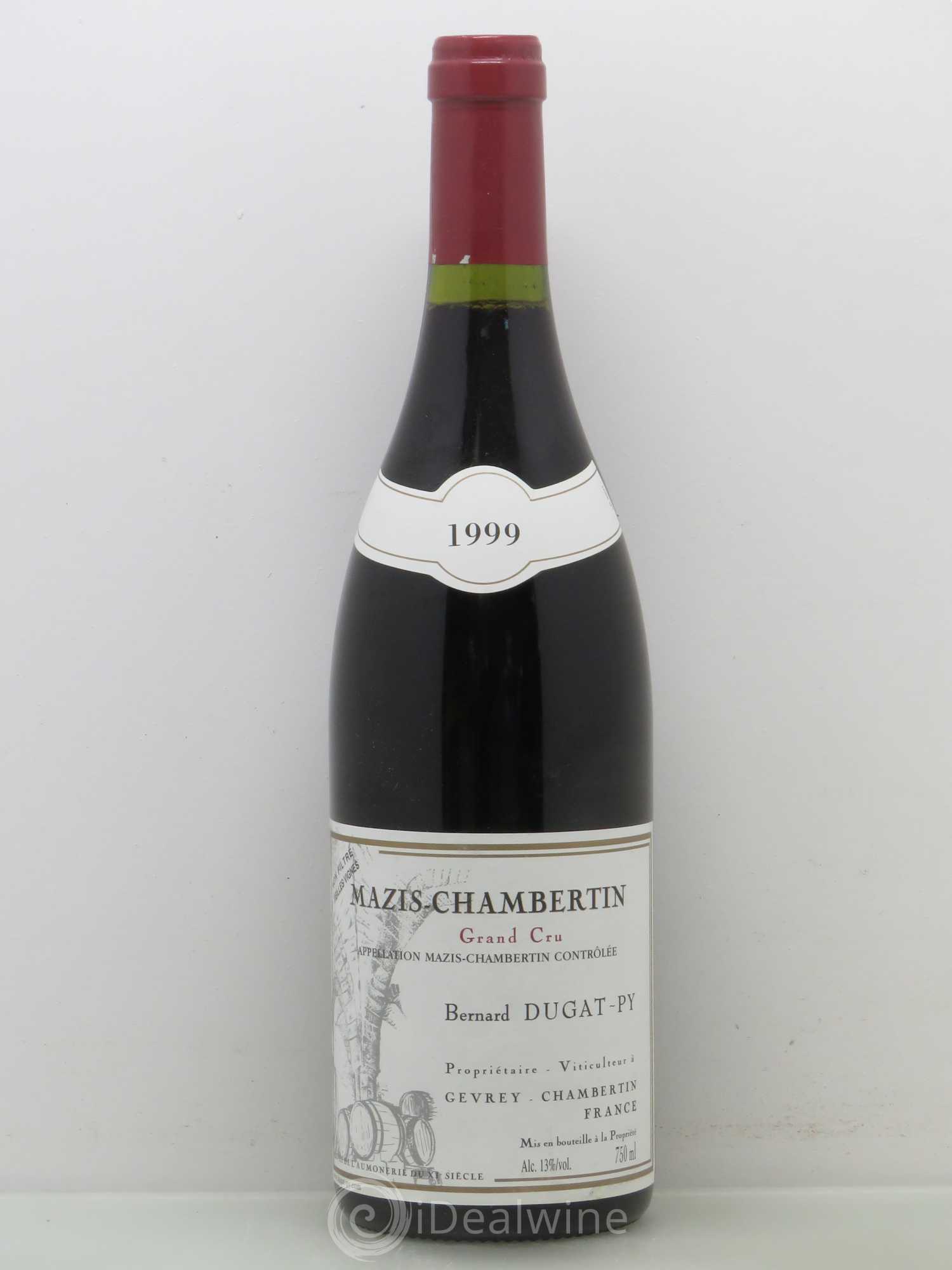 Mazis-Chambertin Grand Cru Vieilles Vignes Dugat-Py Vieilles Vignes 1999 - Lot de 1 bouteille - 0
