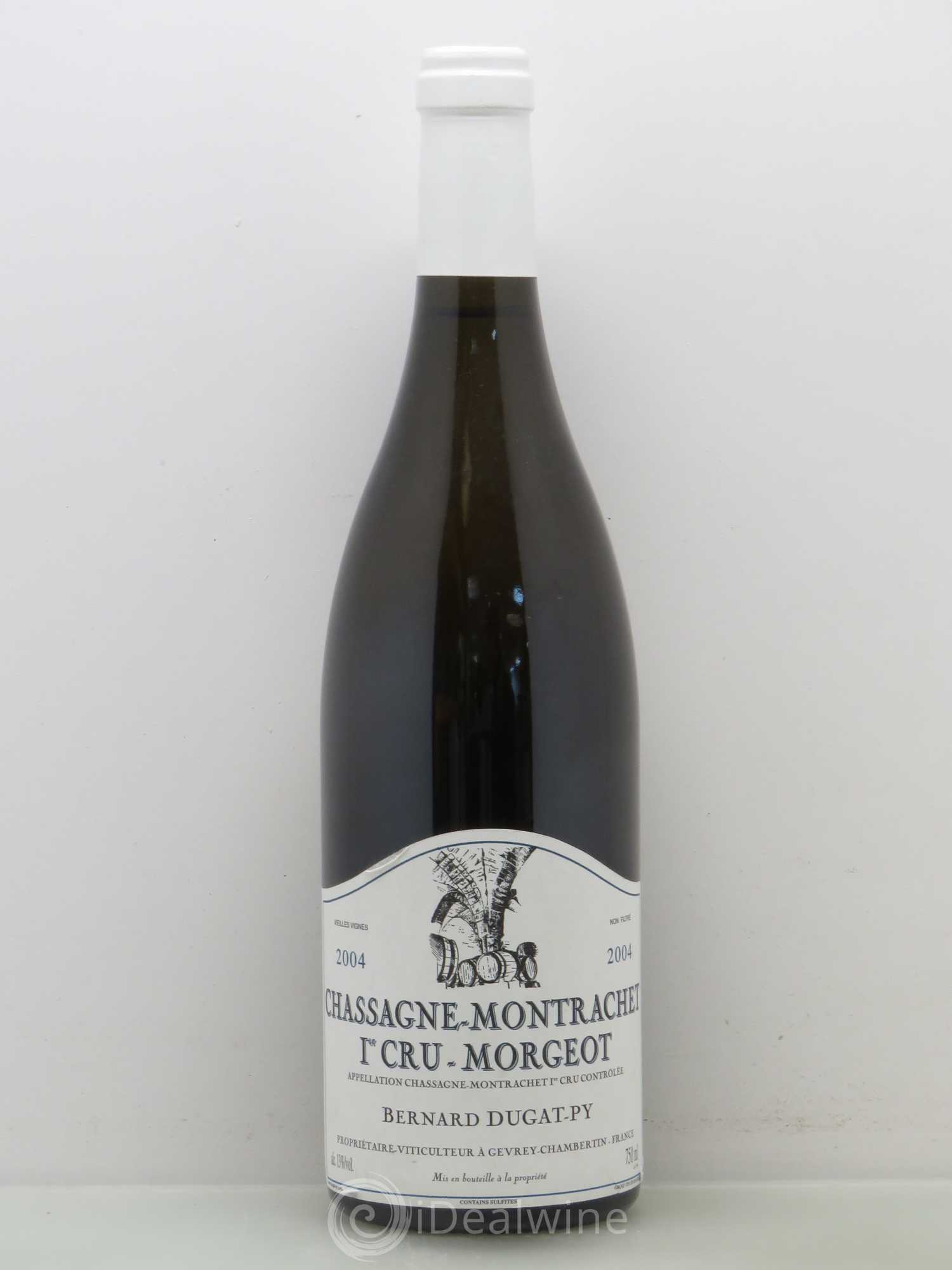 Chassagne-Montrachet 1er Cru Morgeot Dugat Py 2004 - Lot de 1 bouteille - 0