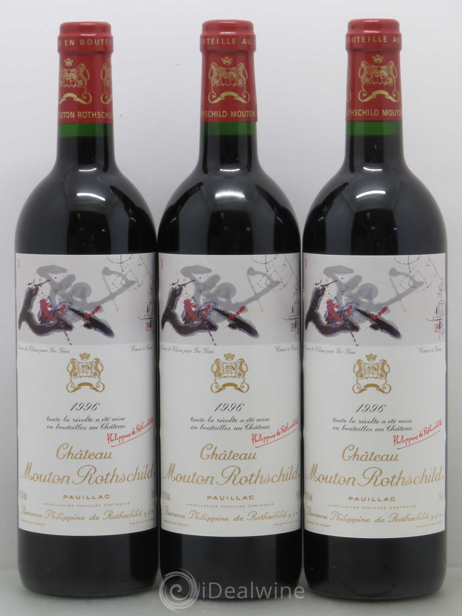 Château Mouton Rothschild 1er Grand Cru Classé 1996 - Lot de 12 bouteilles - 2