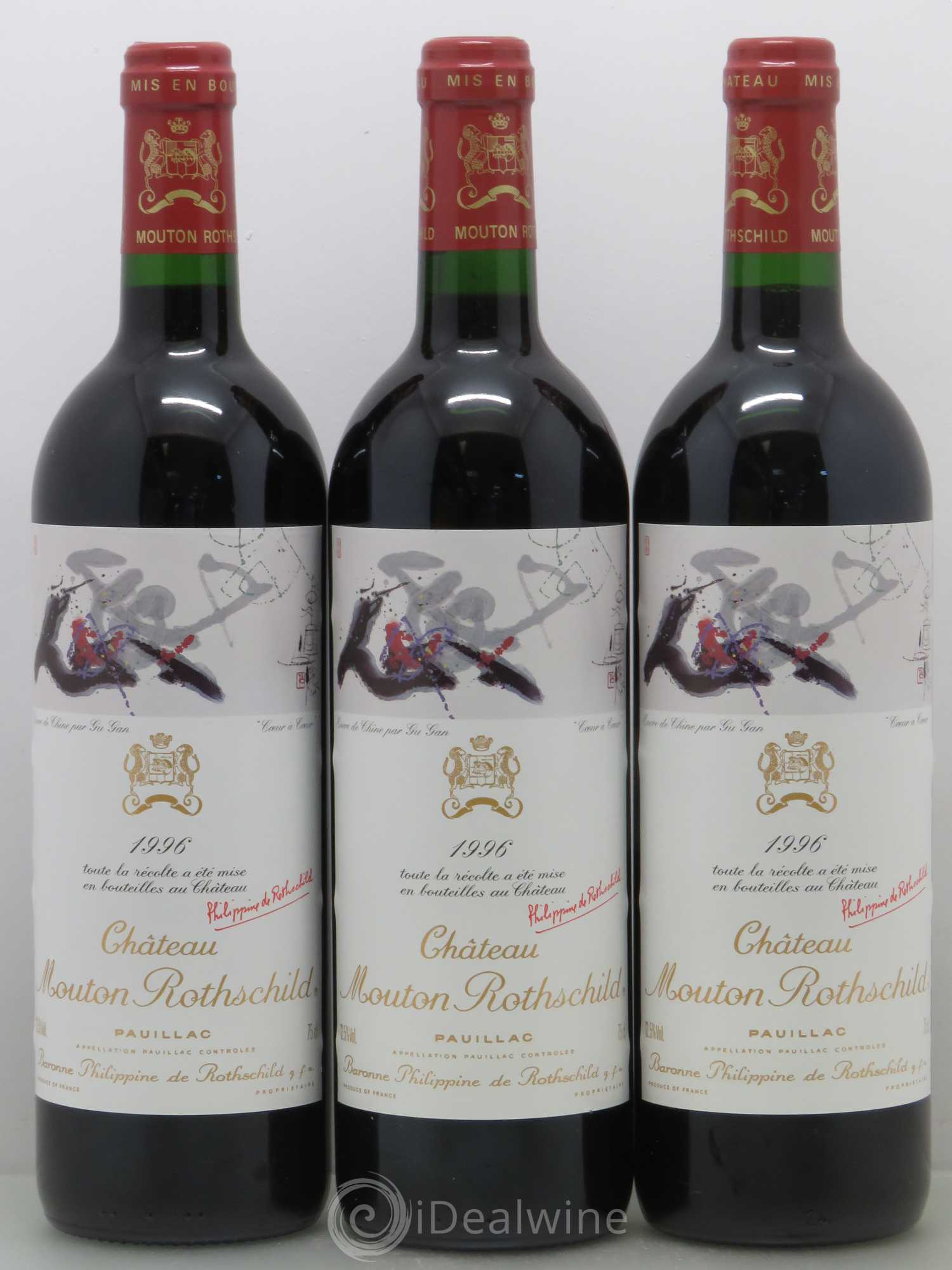 Château Mouton Rothschild 1er Grand Cru Classé 1996 - Lot de 12 bouteilles - 3