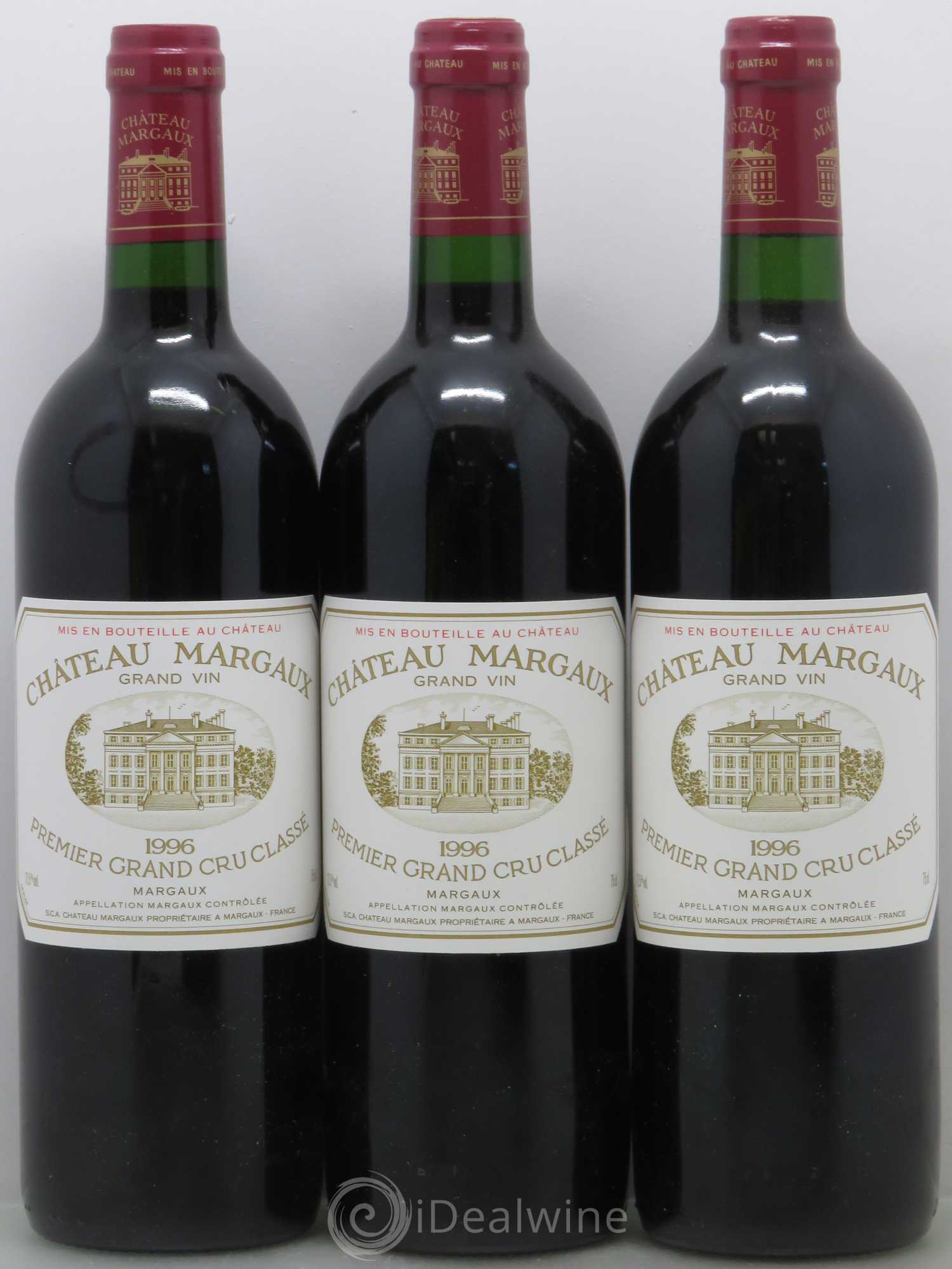 Château Margaux 1er Grand Cru Classé 1996 - Lot de 6 bouteilles - 1