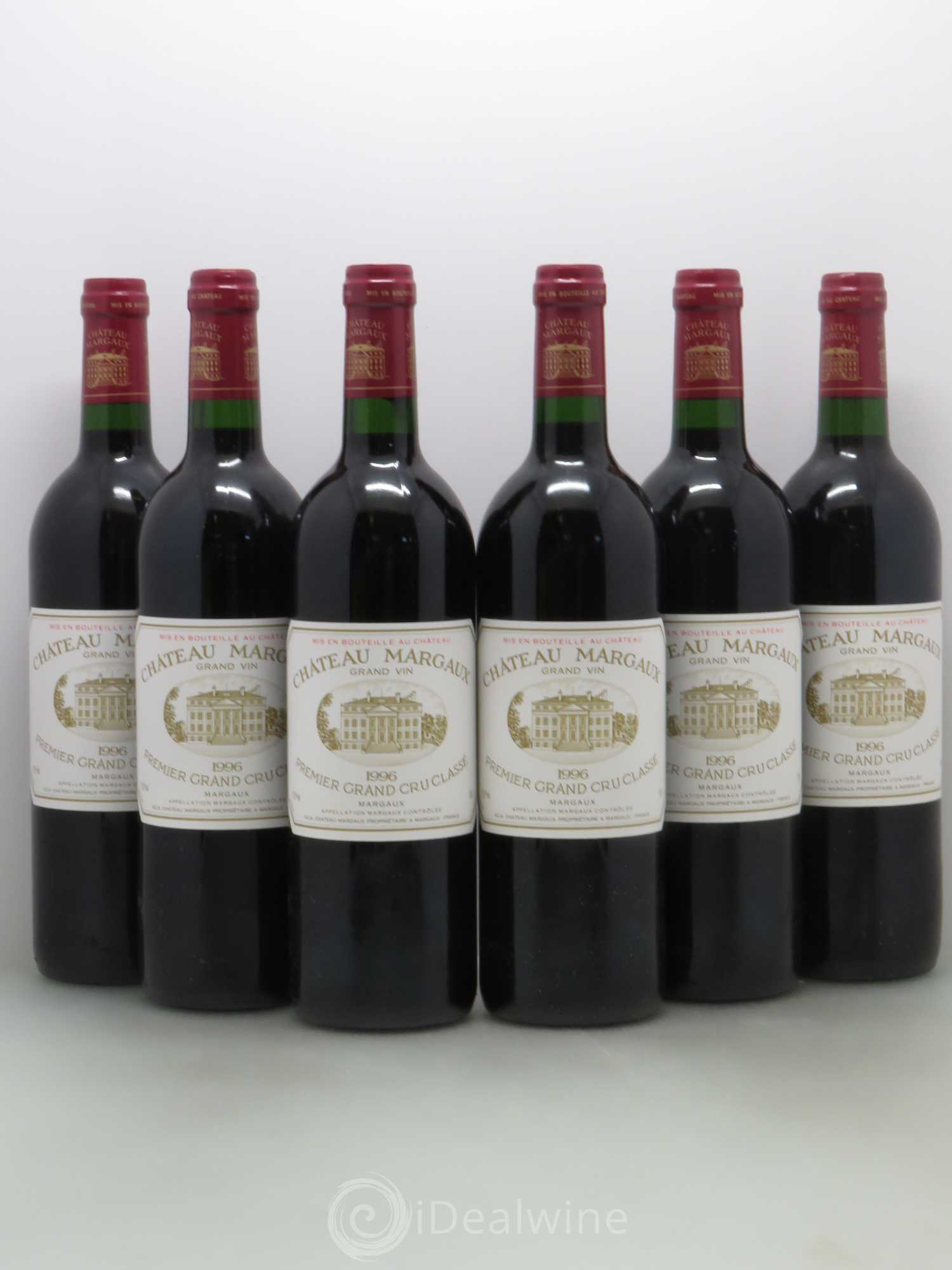 Château Margaux 1er Grand Cru Classé 1996 - Lot de 6 bouteilles - 0