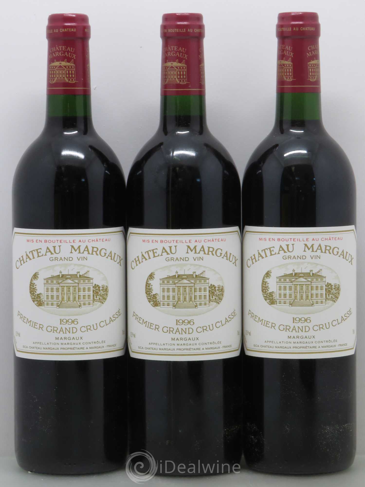 Château Margaux 1er Grand Cru Classé 1996 - Lot de 6 bouteilles - 1