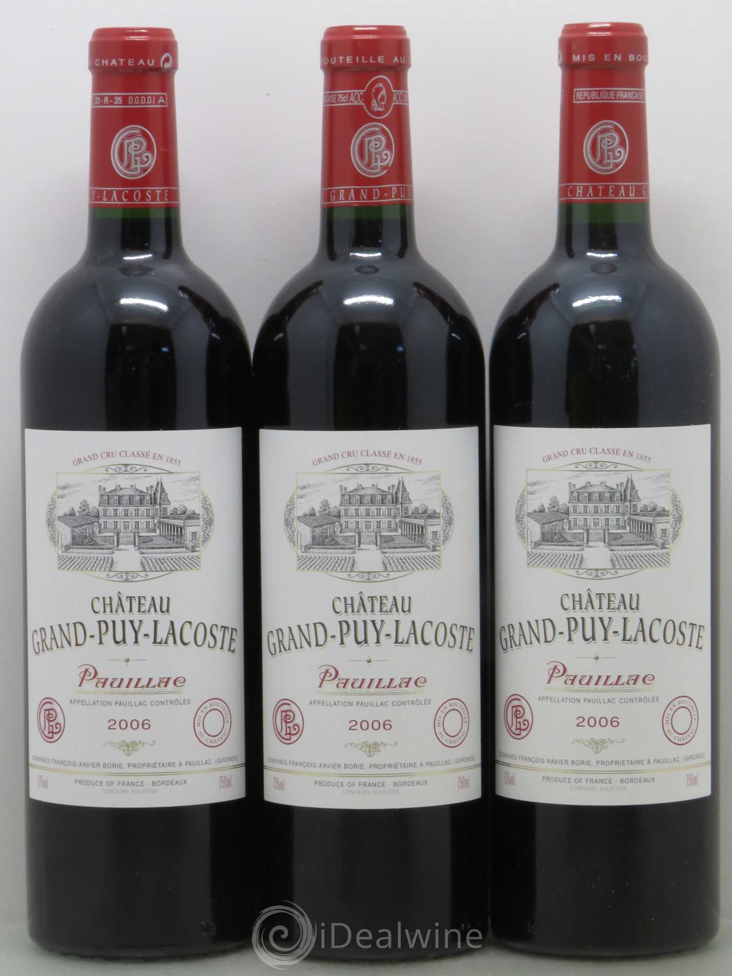Château Grand Puy Lacoste 5ème Grand Cru Classé 2006 - Lot de 6 bouteilles - 2