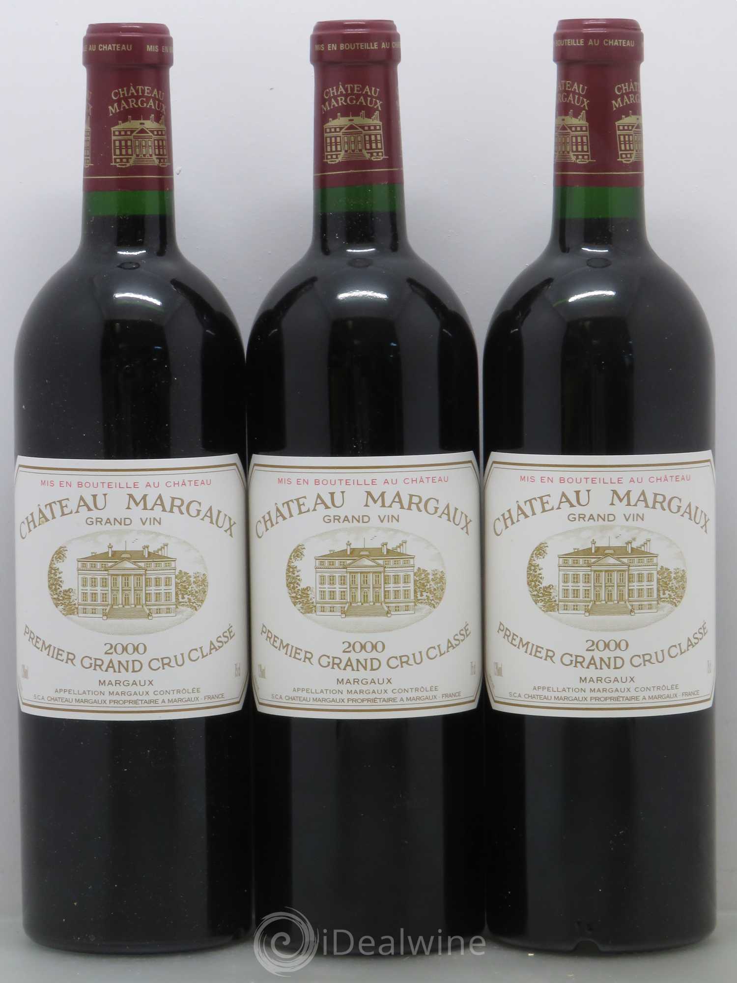 Château Margaux 1er Grand Cru Classé 2000 - Lot de 6 bouteilles - 1