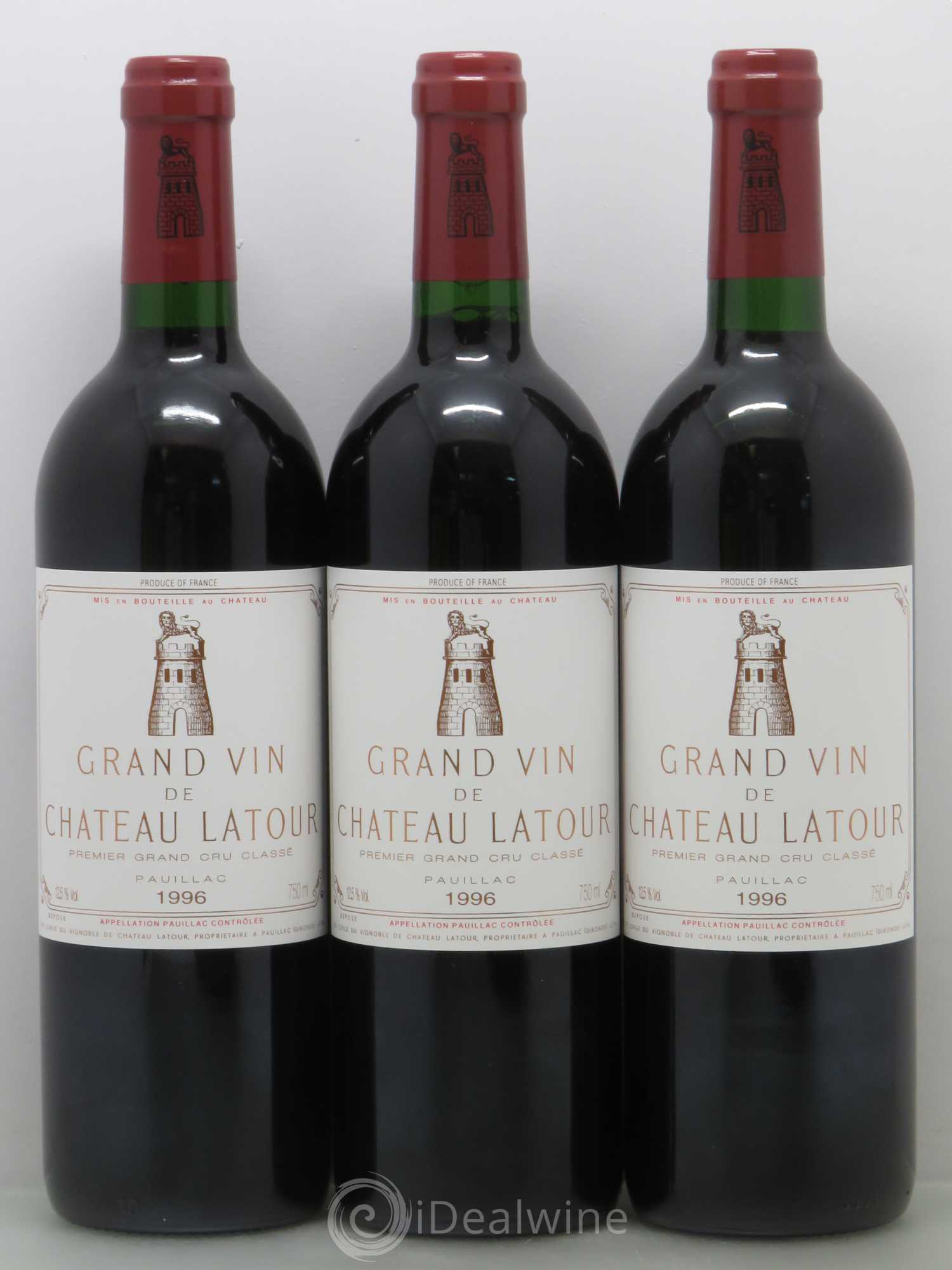 Château Latour 1er Grand Cru Classé 1996 - Lot de 12 bouteilles - 2