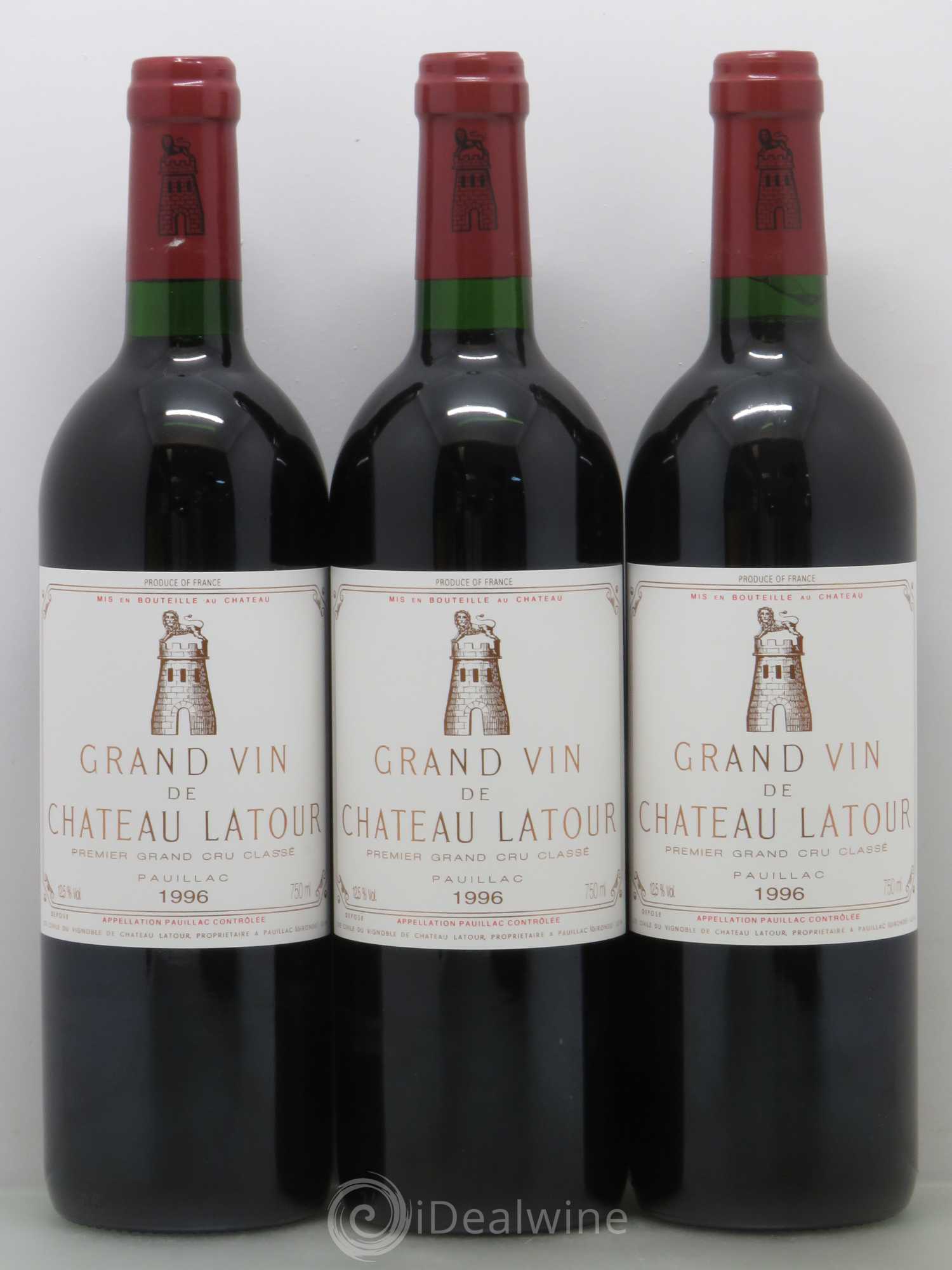 Château Latour 1er Grand Cru Classé 1996 - Lot de 12 bouteilles - 3
