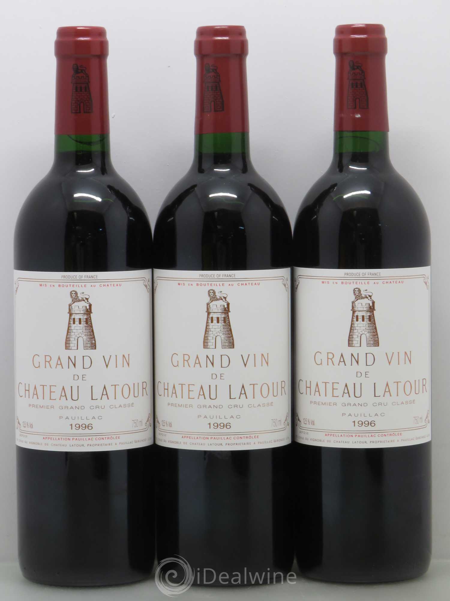 Château Latour 1er Grand Cru Classé 1996 - Lot de 12 bouteilles - 4