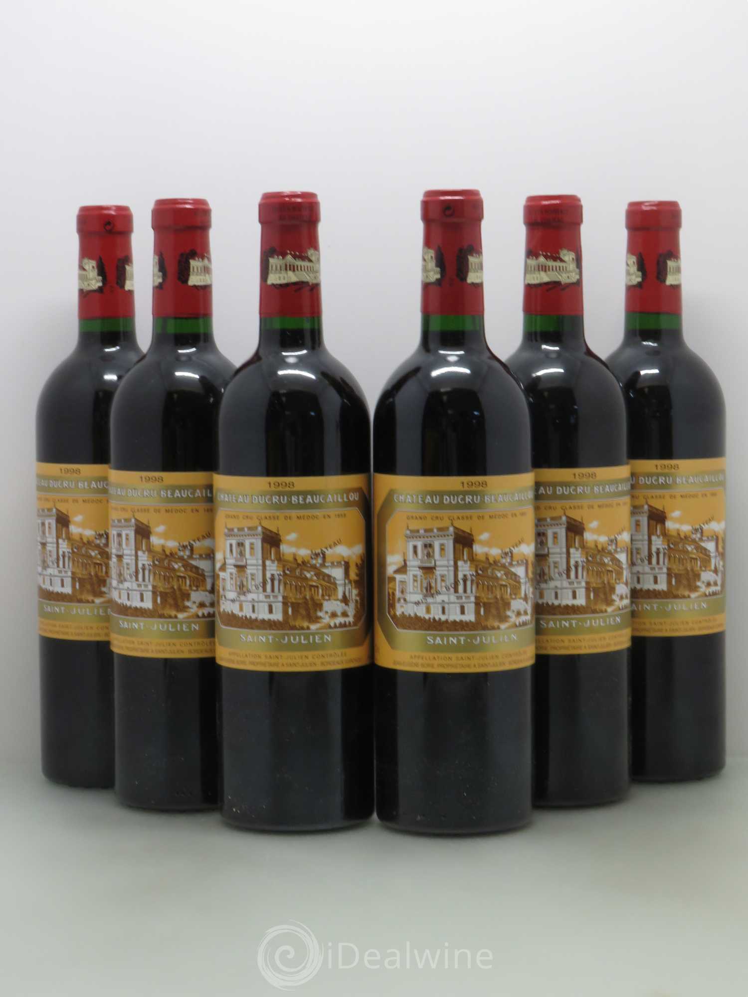 Château Ducru Beaucaillou 2ème Grand Cru Classé 1998 - Lot de 6 bouteilles - 0