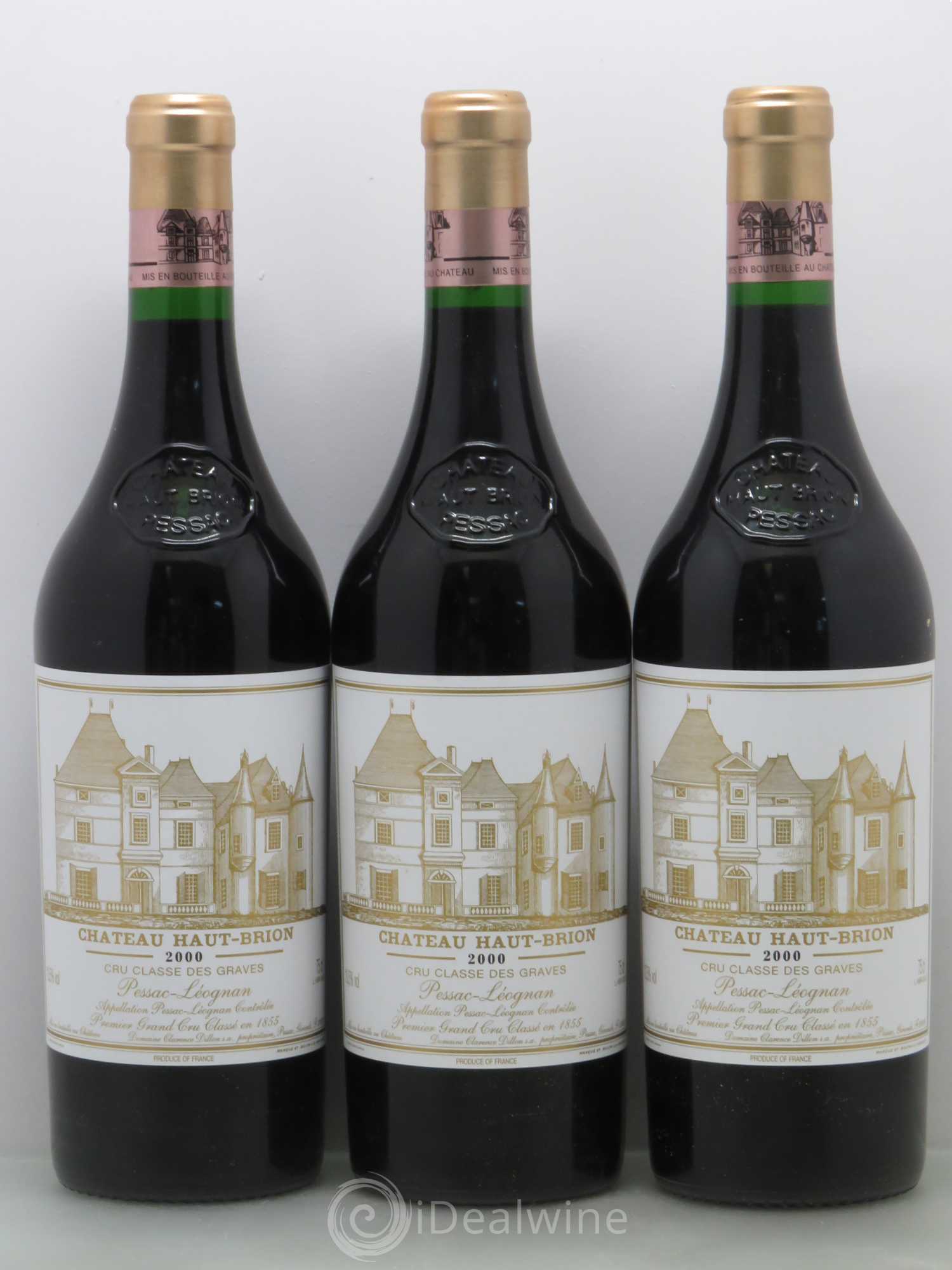 Château Haut Brion 1er Grand Cru Classé 2000 - Lot de 6 bouteilles - 2