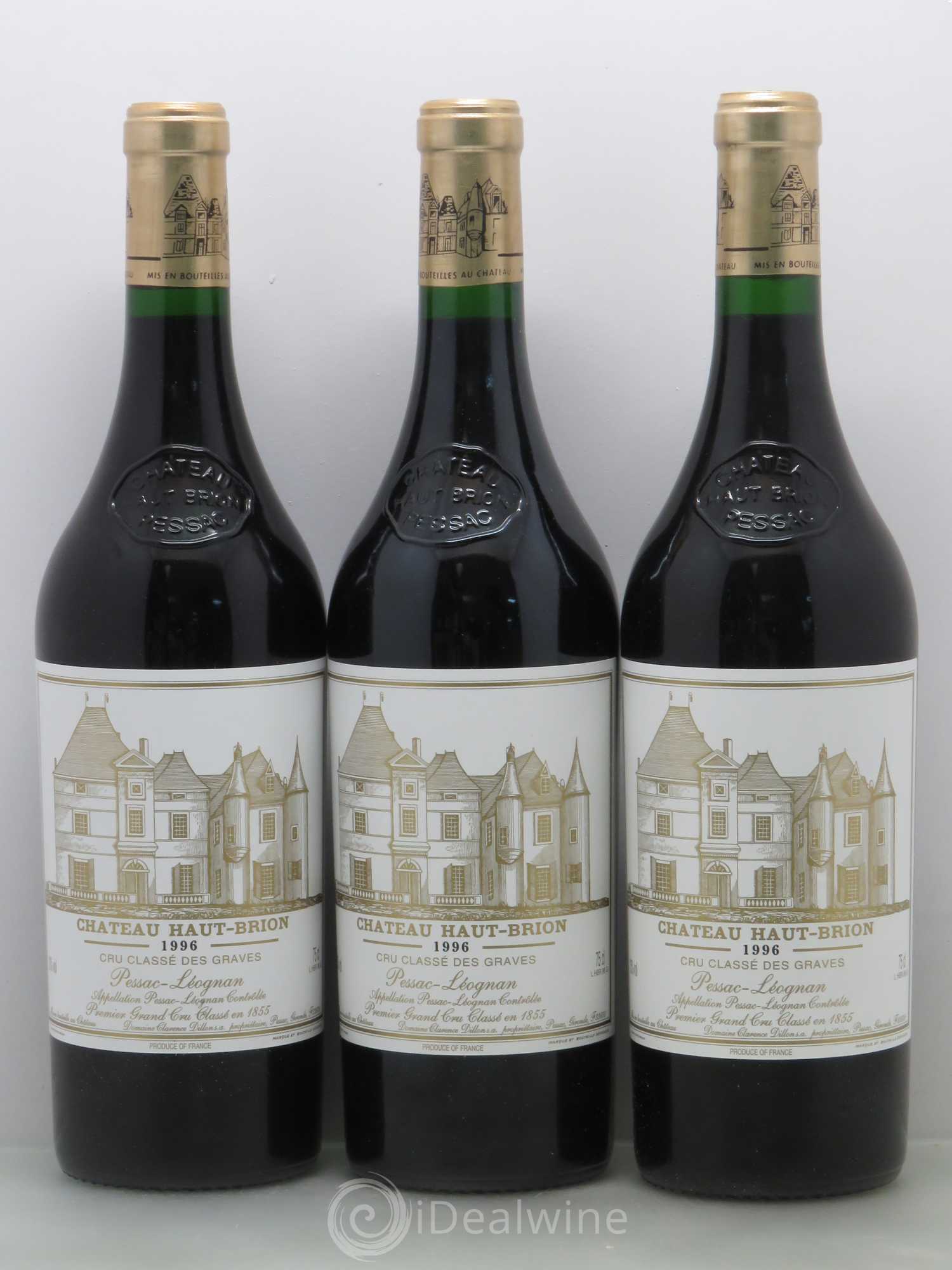 Château Haut Brion 1er Grand Cru Classé 1996 - Lot de 12 bouteilles - 1