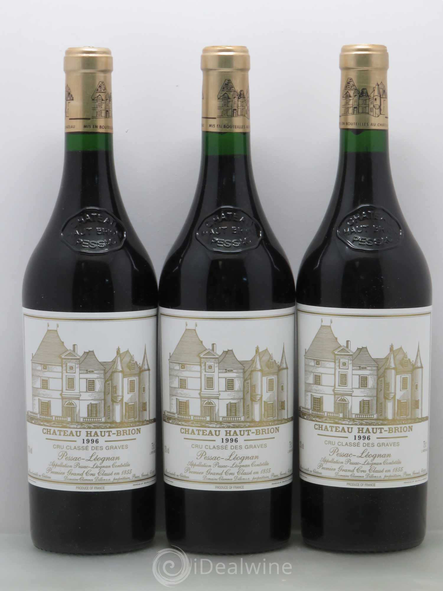 Château Haut Brion 1er Grand Cru Classé 1996 - Lot de 12 bouteilles - 2
