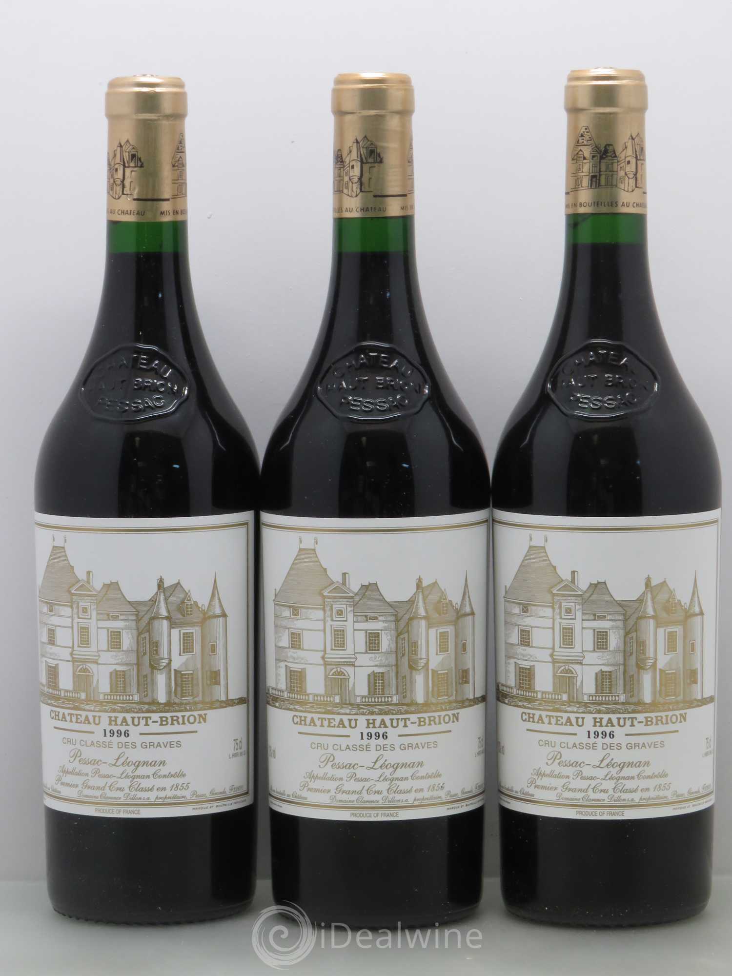 Château Haut Brion 1er Grand Cru Classé 1996 - Lot de 12 bouteilles - 3