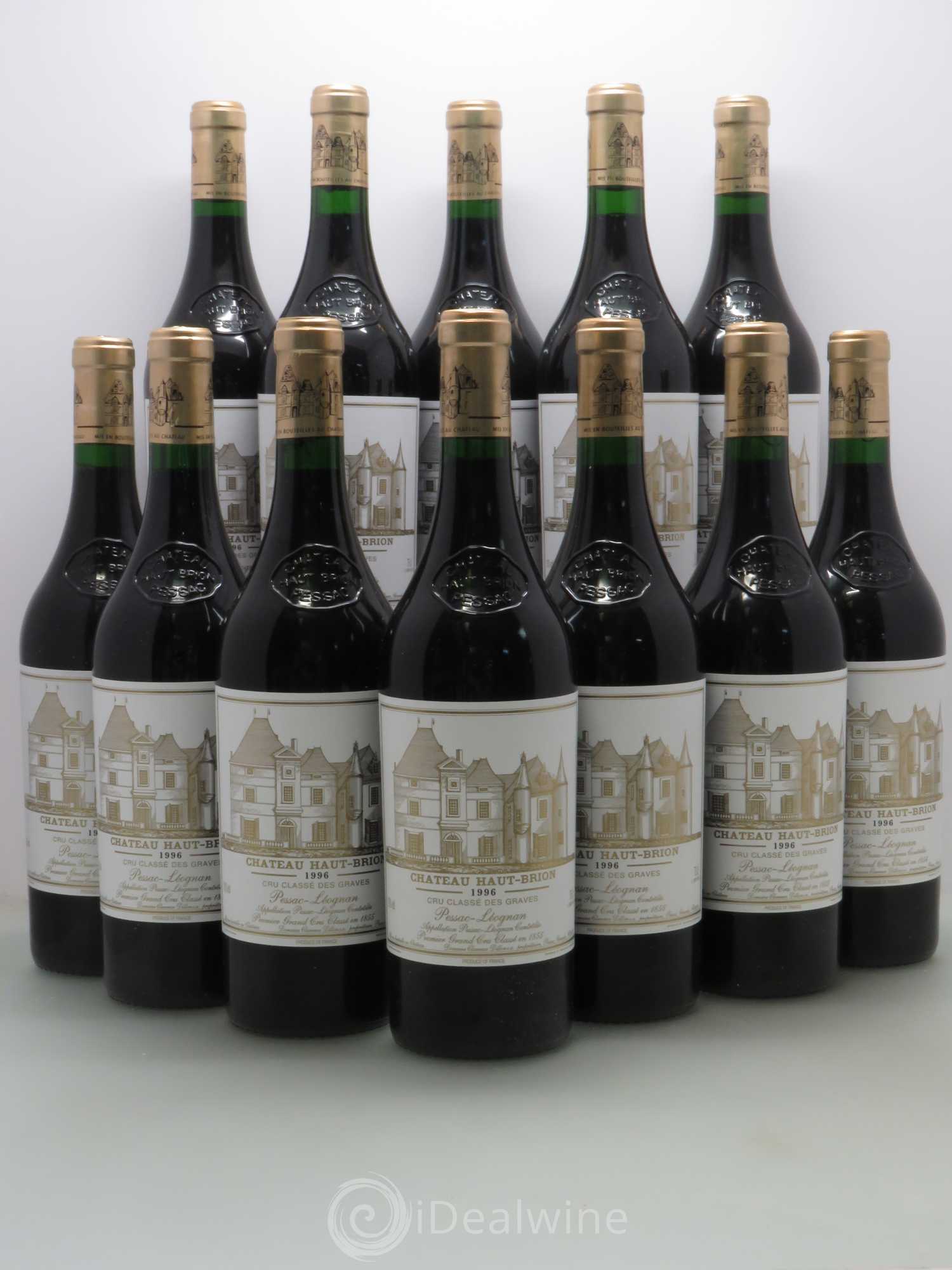 Château Haut Brion 1er Grand Cru Classé 1996 - Lot de 12 bouteilles - 0