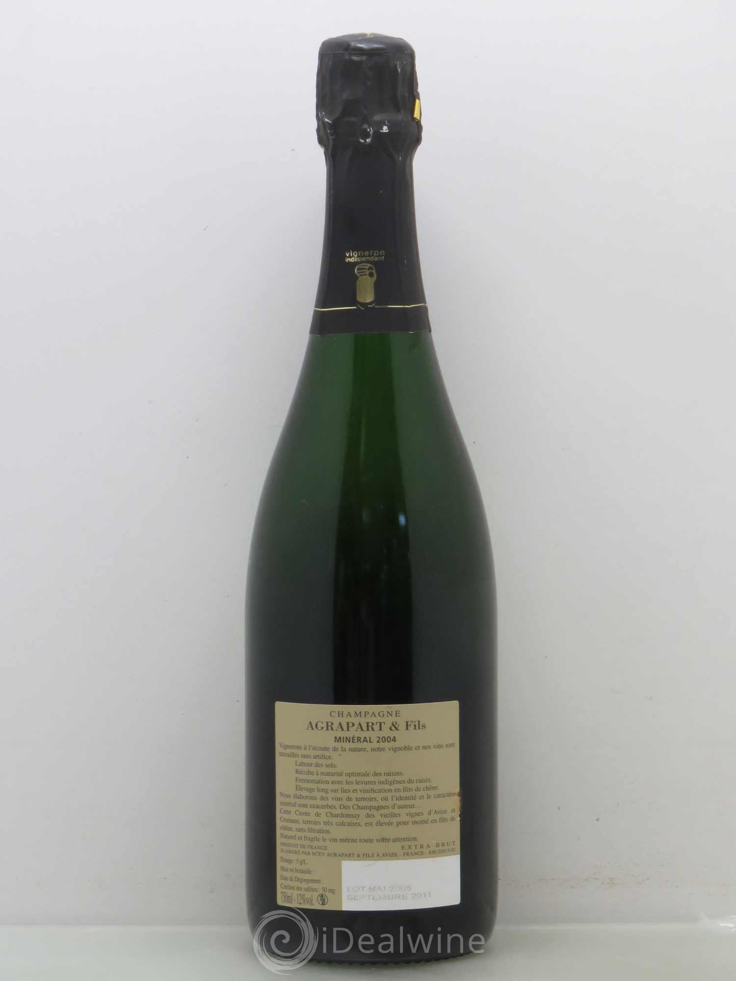 Blanc de Blancs Extra-Brut Agrapart & Fils 2004 - Lot de 1 bouteille - 1