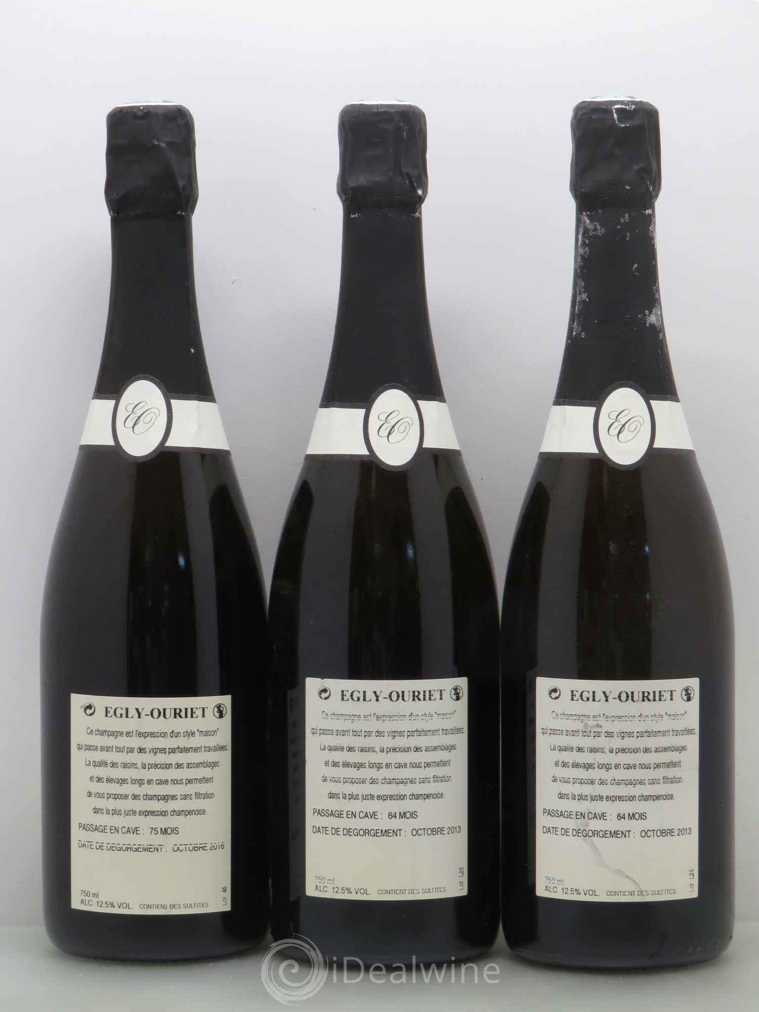 Blanc de Noirs Les Crayères Vieilles vignes Egly-Ouriet Brut - Lot de 3 bouteilles - 1